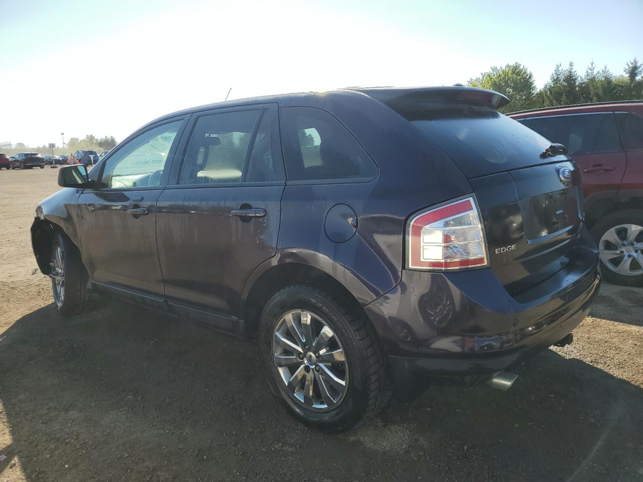 2007 Ford Edge Sel Plus Purple vin: 2FMDK49C77BA52343