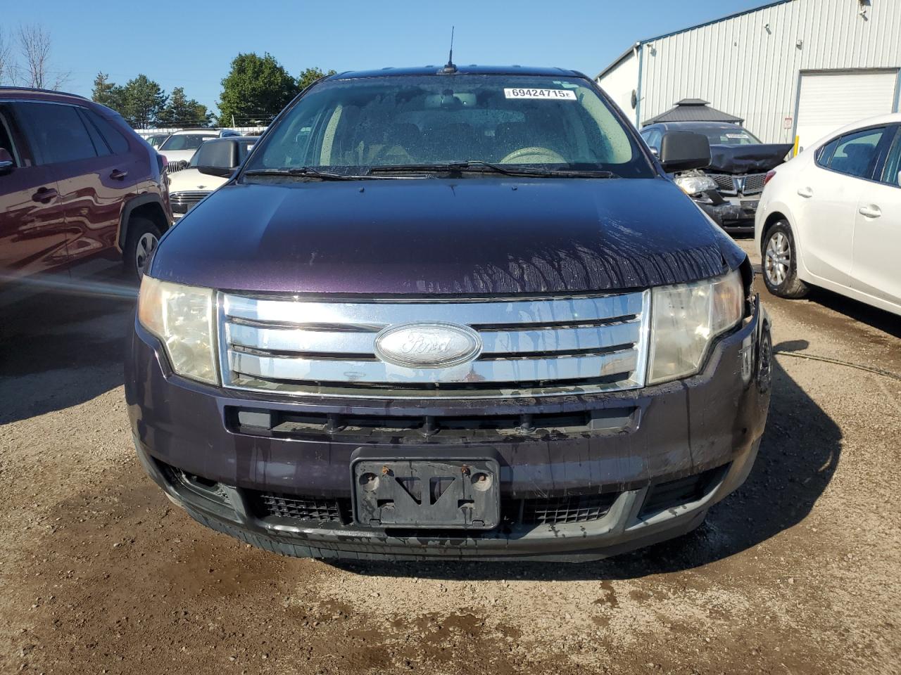 2007 Ford Edge Sel Plus Purple vin: 2FMDK49C77BA52343