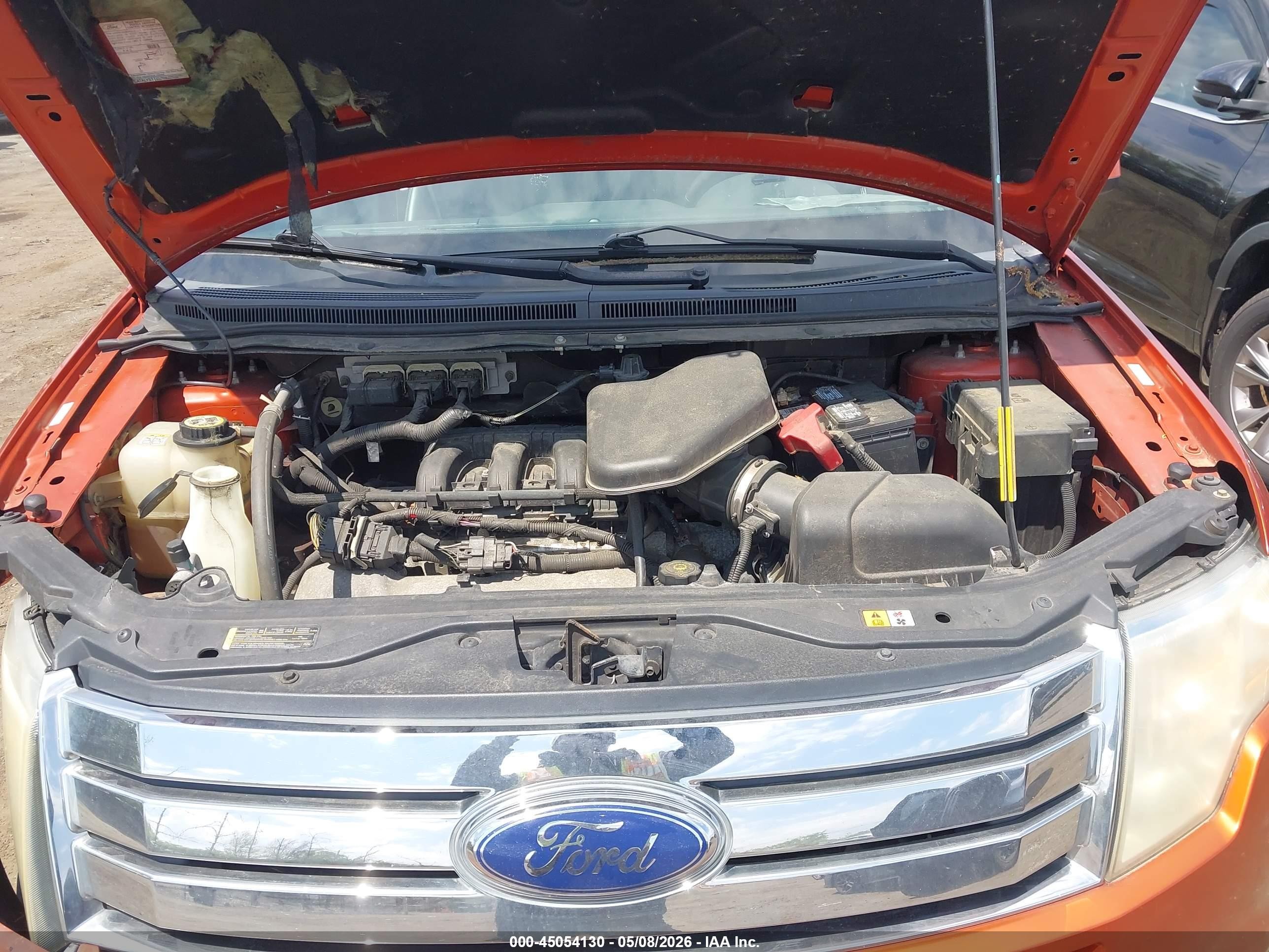 2007 Ford Edge Sel Plus Оранжевый vin: 2FMDK49C77BA54545