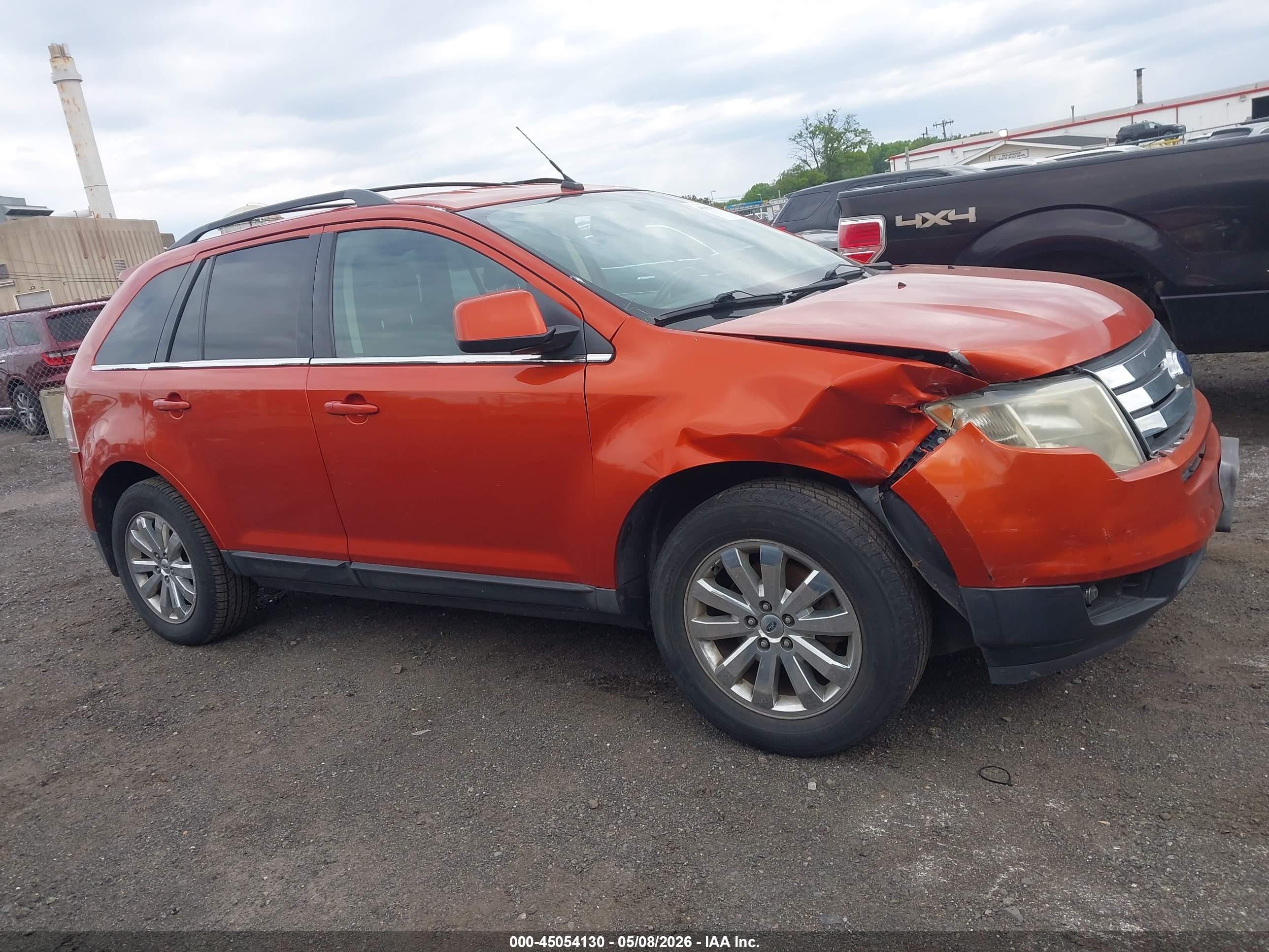 2007 Ford Edge Sel Plus Оранжевый vin: 2FMDK49C77BA54545