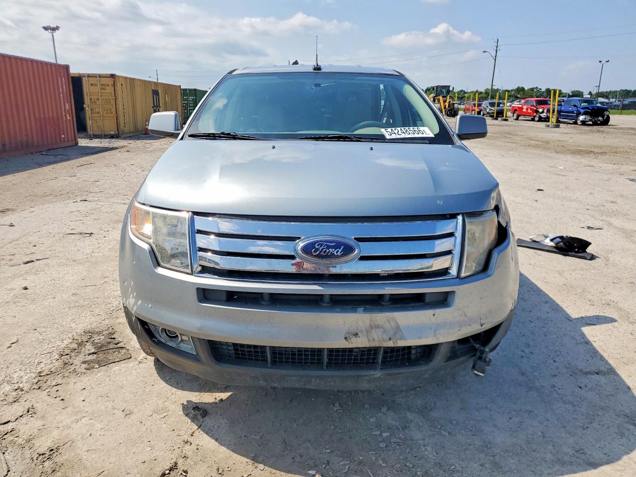 2007 Ford Edge Sel Plus Silver vin: 2FMDK49C77BA64783