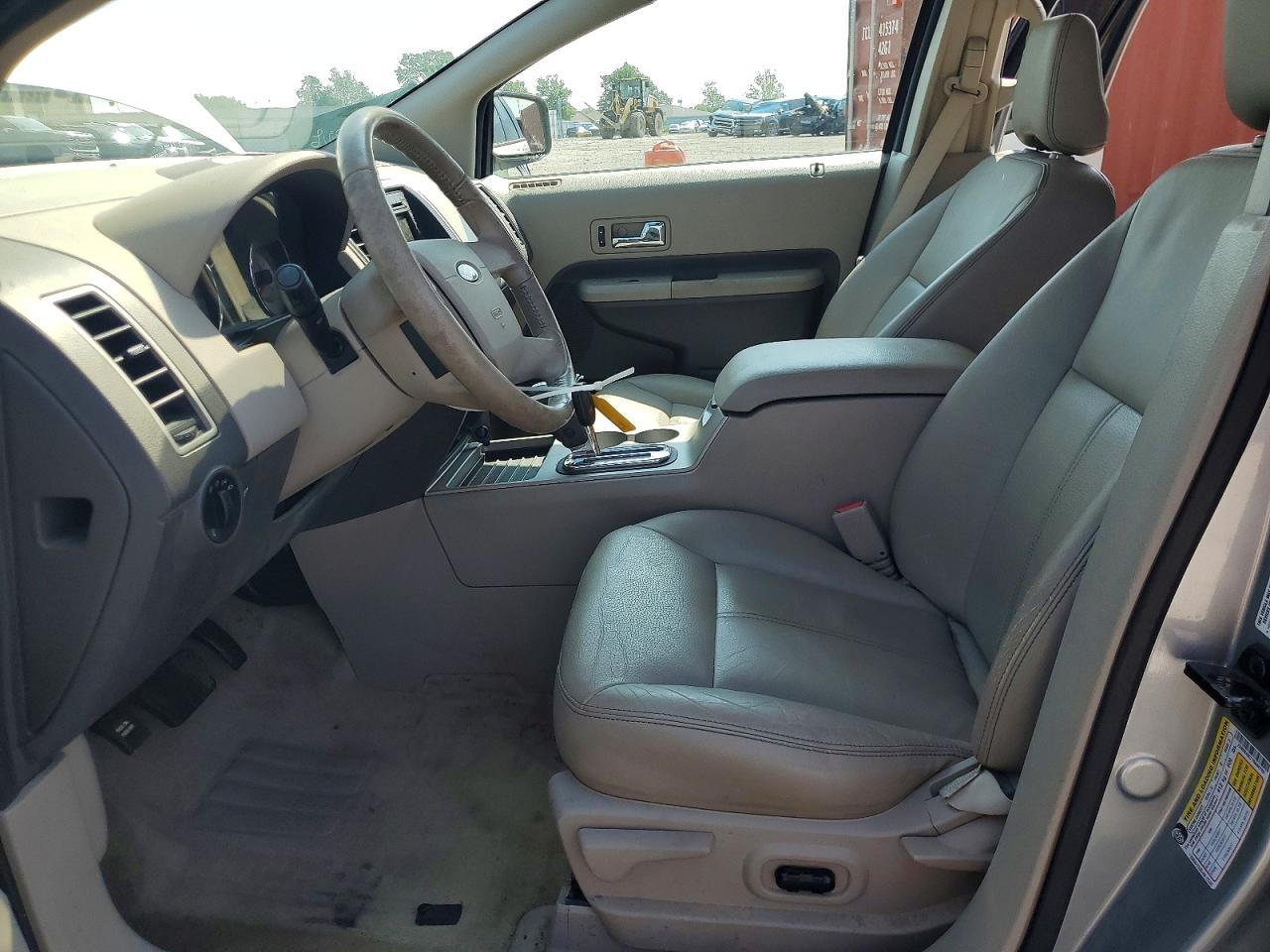 2007 Ford Edge Sel Plus Silver vin: 2FMDK49C77BA64783