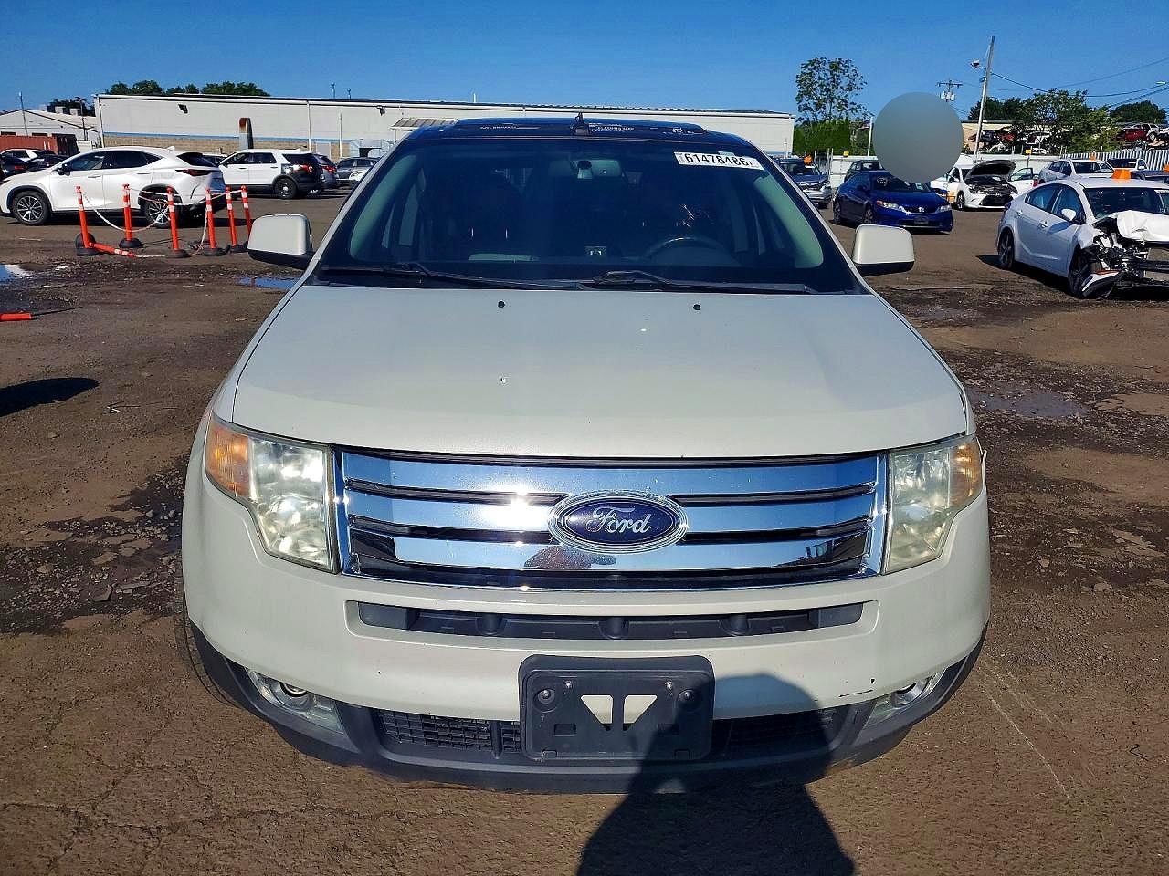 2007 Ford Edge Sel Plus Cream vin: 2FMDK49C77BB01928