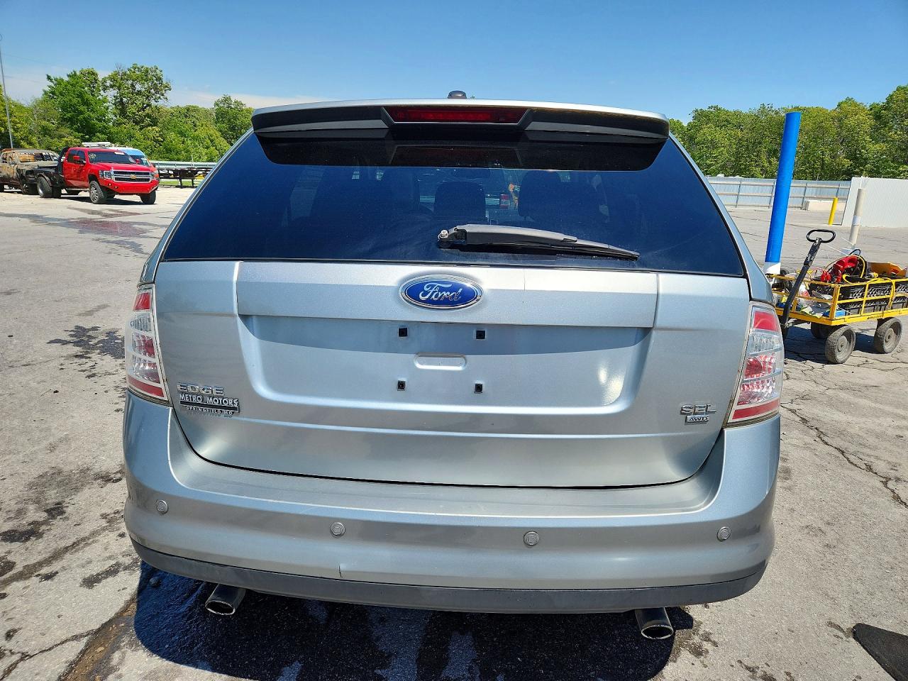 2007 Ford Edge Sel Plus Silver vin: 2FMDK49C77BB11391