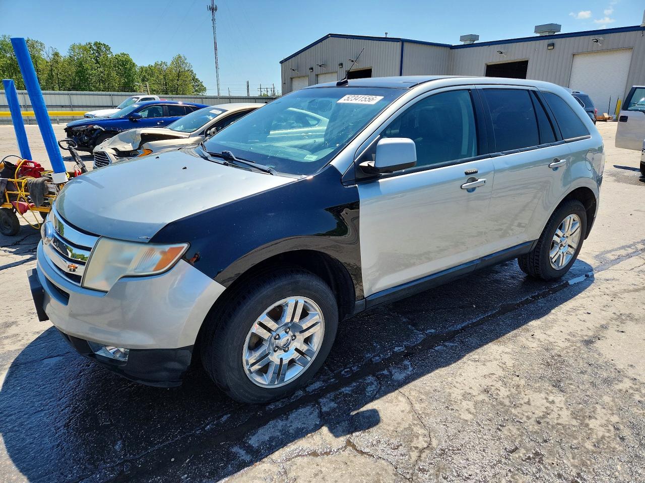 2007 Ford Edge Sel Plus Silver vin: 2FMDK49C77BB11391