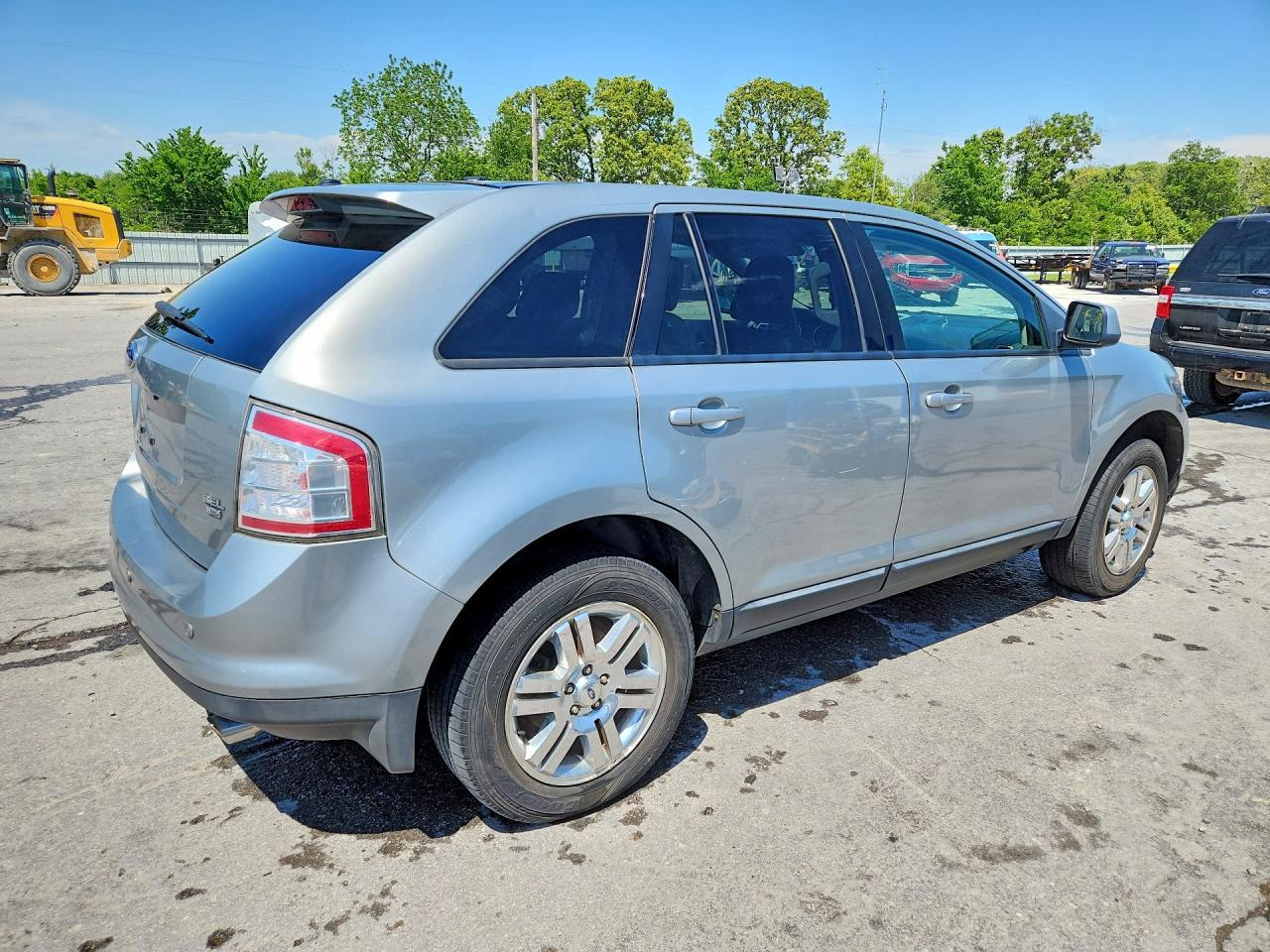 2007 Ford Edge Sel Plus Silver vin: 2FMDK49C77BB11391