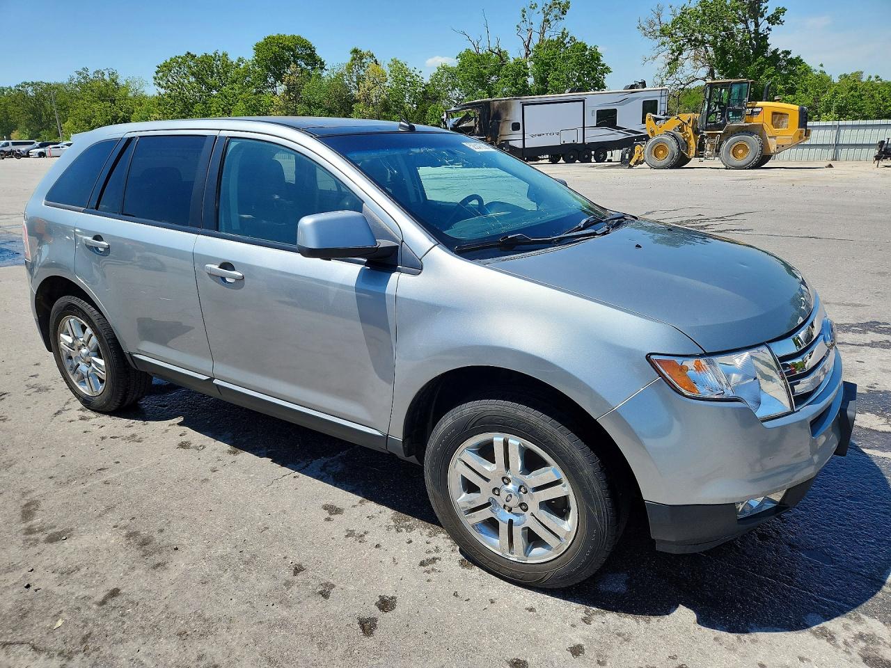2007 Ford Edge Sel Plus Silver vin: 2FMDK49C77BB11391