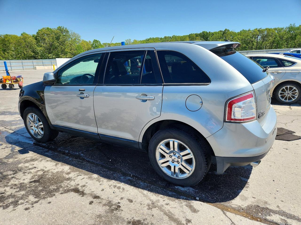 2007 Ford Edge Sel Plus Silver vin: 2FMDK49C77BB11391