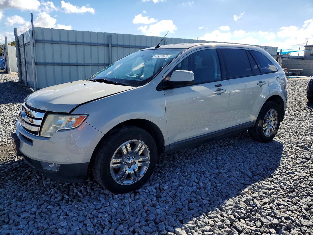 2007 Ford Edge Sel Plus Silver vin: 2FMDK49C77BB14288