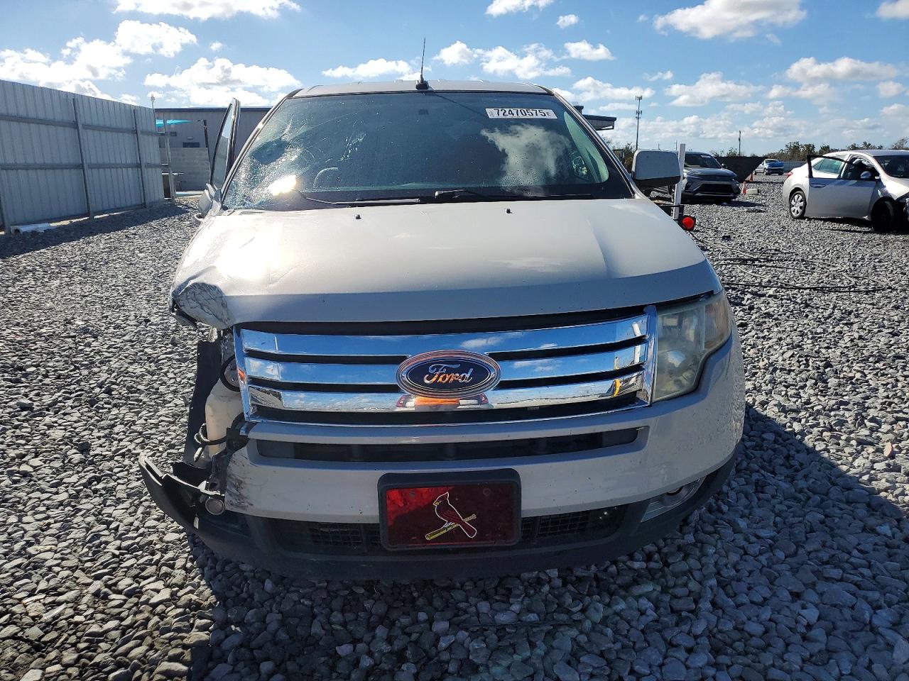 2007 Ford Edge Sel Plus Silver vin: 2FMDK49C77BB14288