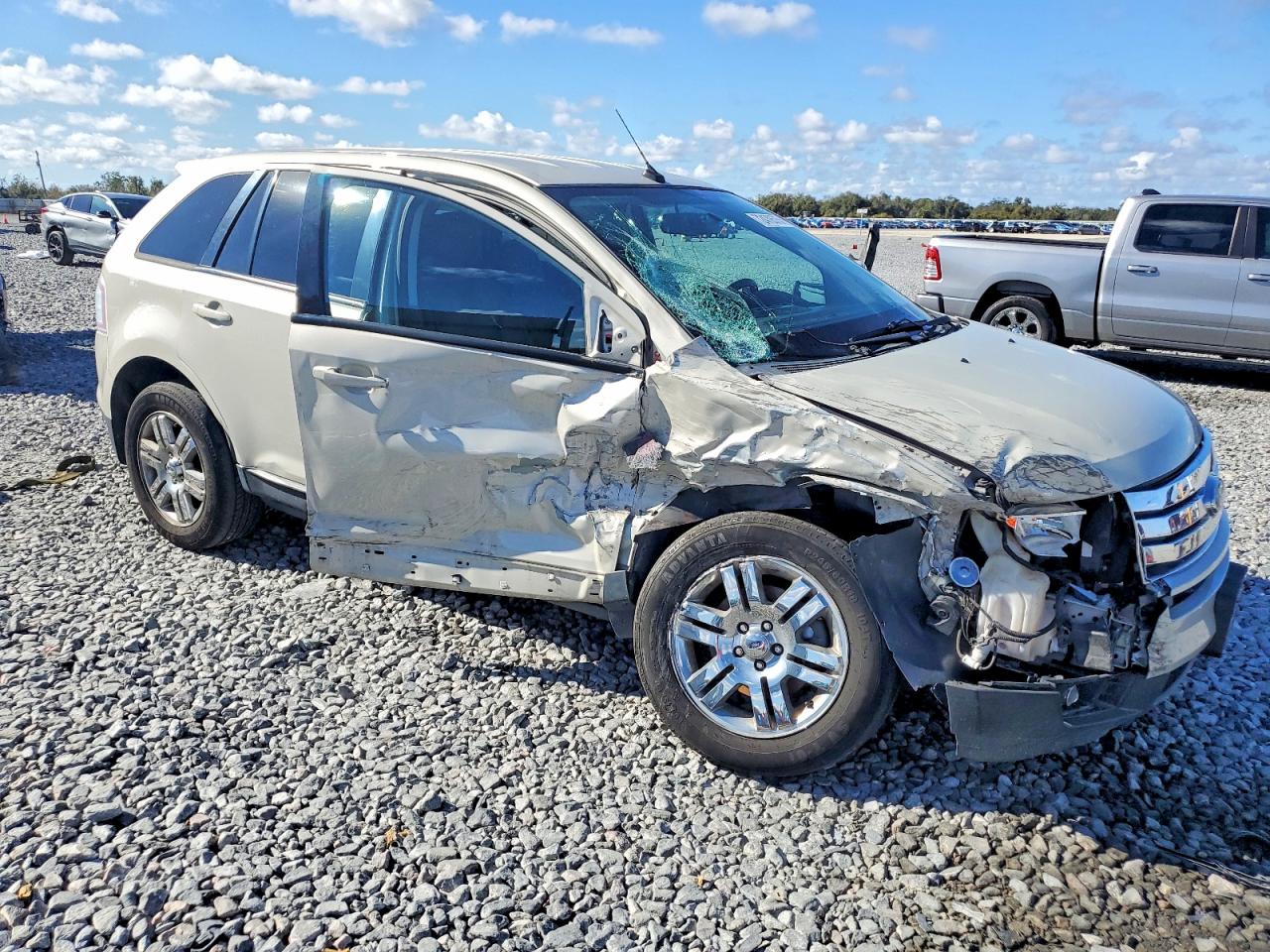 2007 Ford Edge Sel Plus Silver vin: 2FMDK49C77BB14288