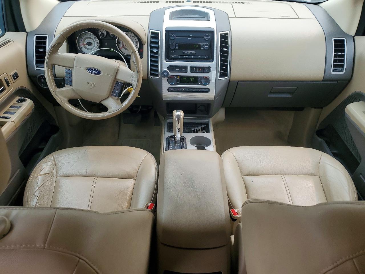 2007 Ford Edge Sel Plus Beige vin: 2FMDK49C77BB21354