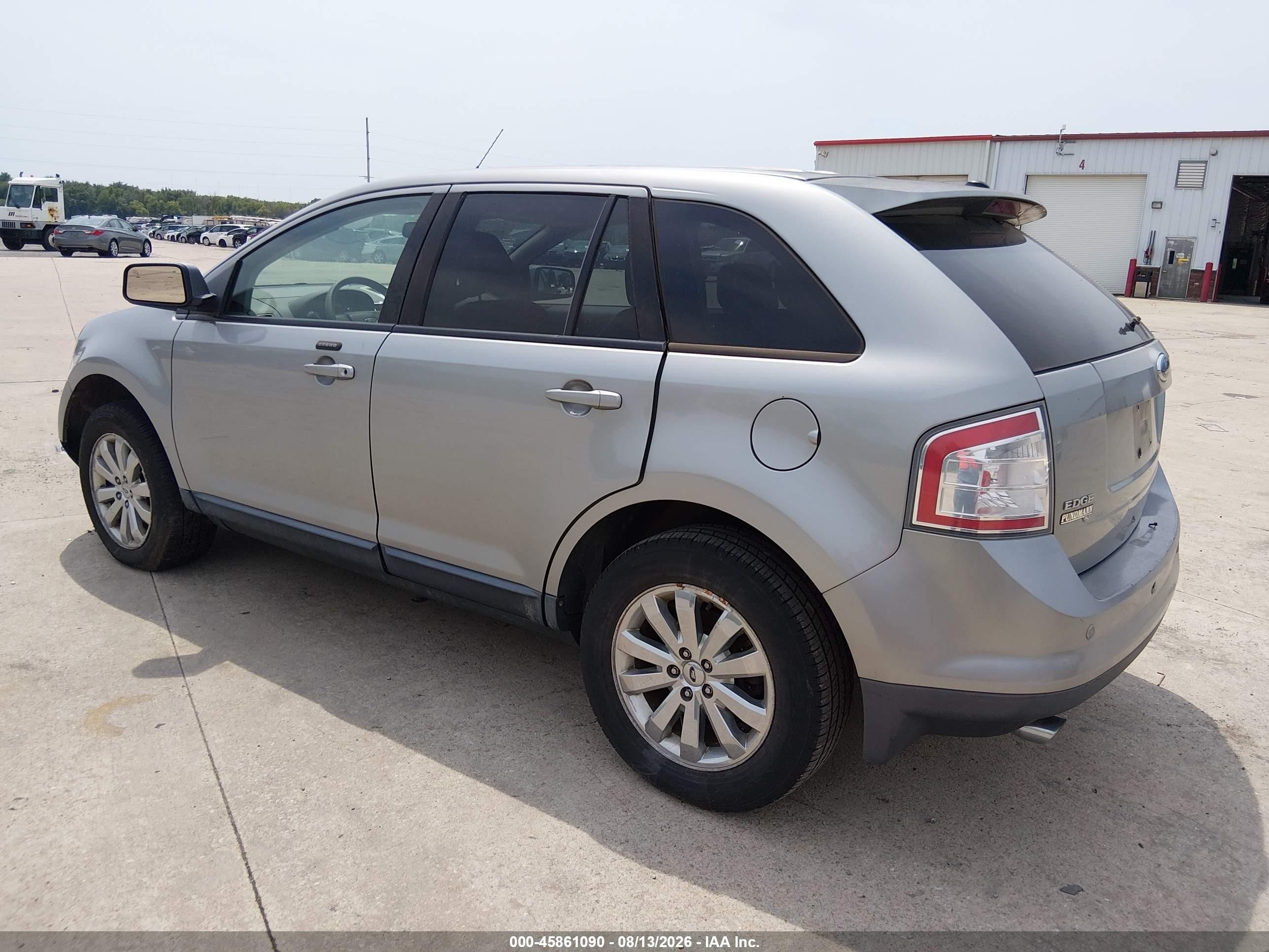 2007 Ford Edge Sel Plus Silver vin: 2FMDK49C77BB30362