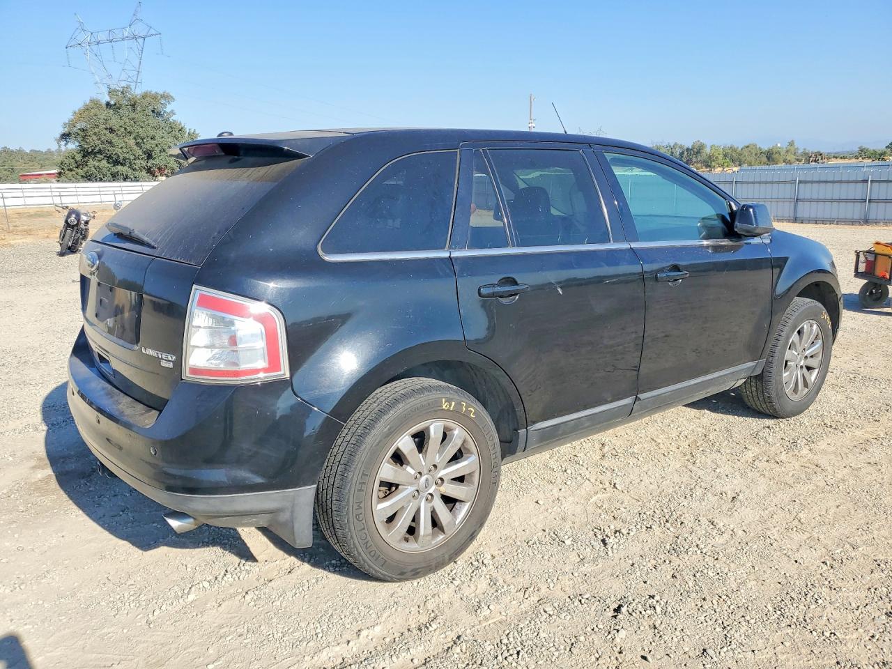 2008 Ford Edge Limited Black vin: 2FMDK49C78BA23281