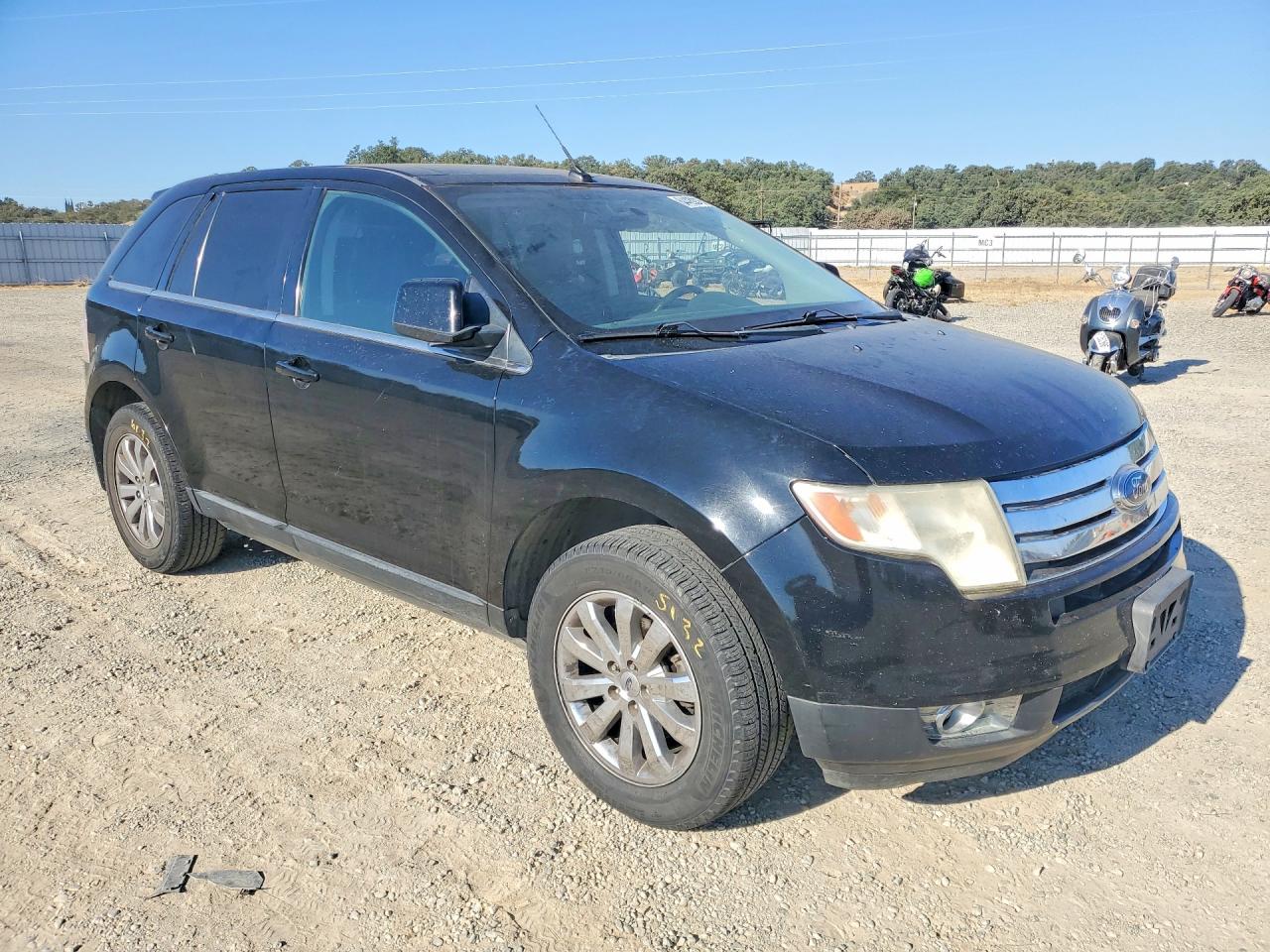 2008 Ford Edge Limited Black vin: 2FMDK49C78BA23281