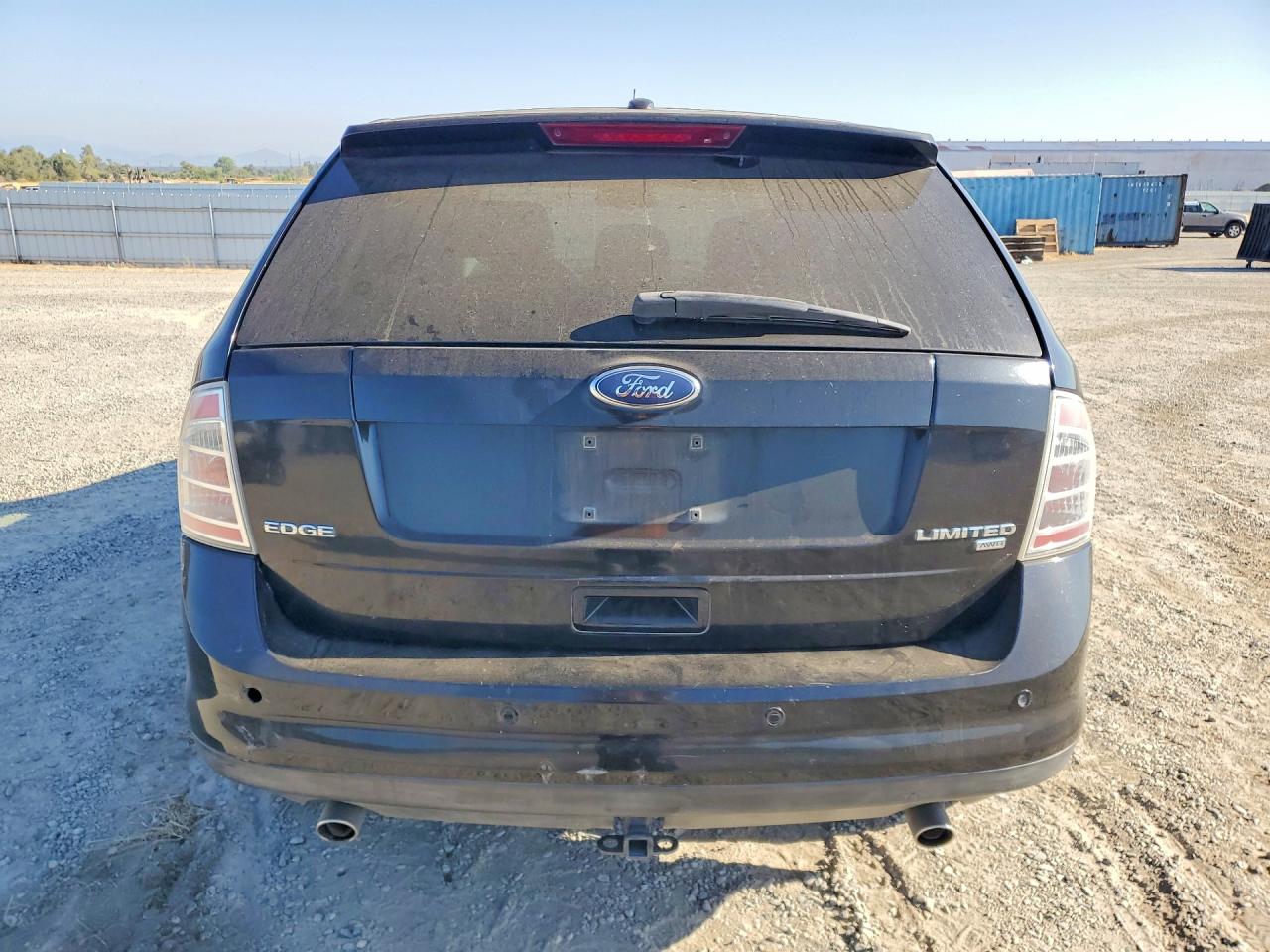2008 Ford Edge Limited Black vin: 2FMDK49C78BA23281