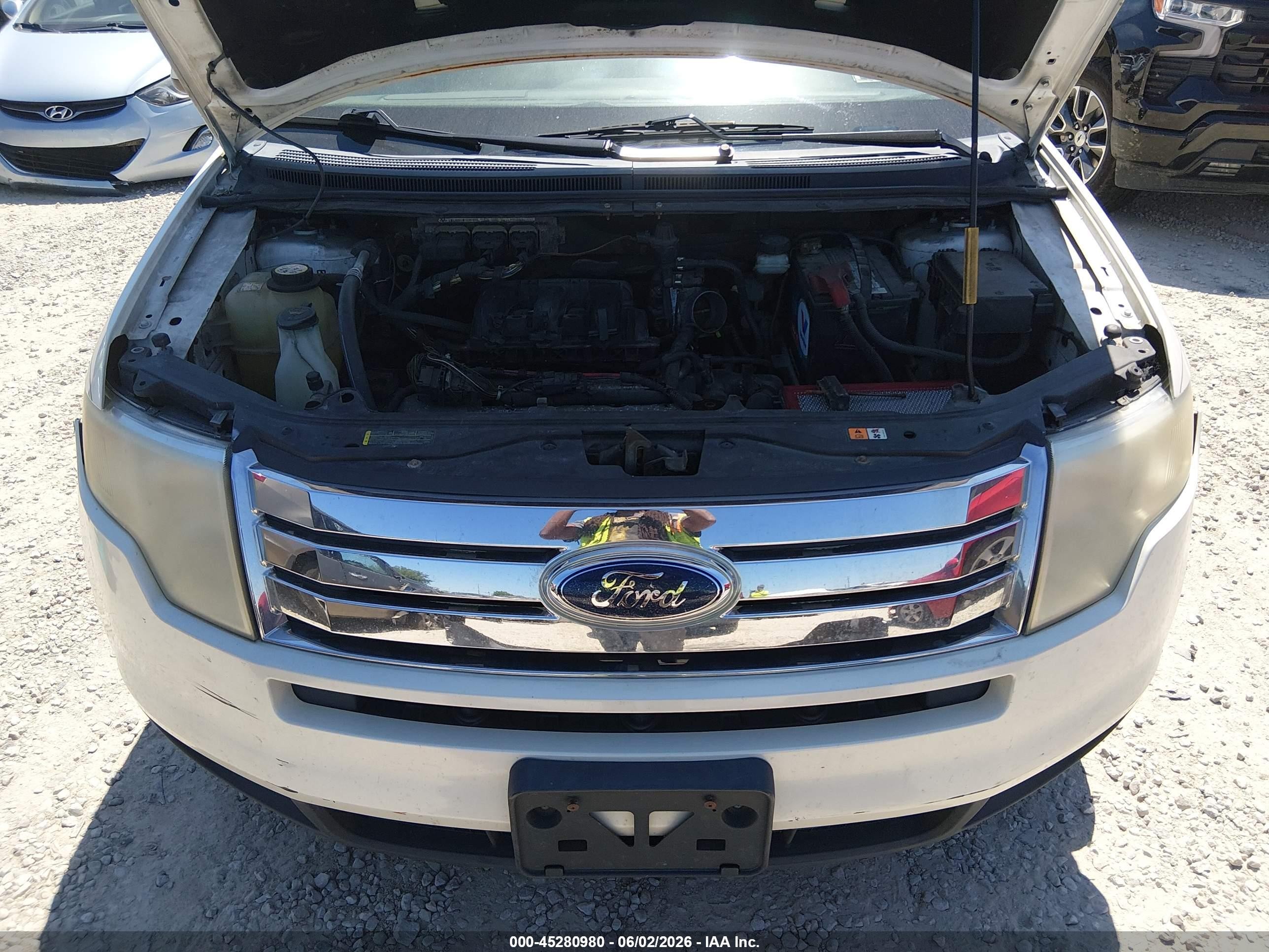2008 Ford Edge Limited White vin: 2FMDK49C78BA57866