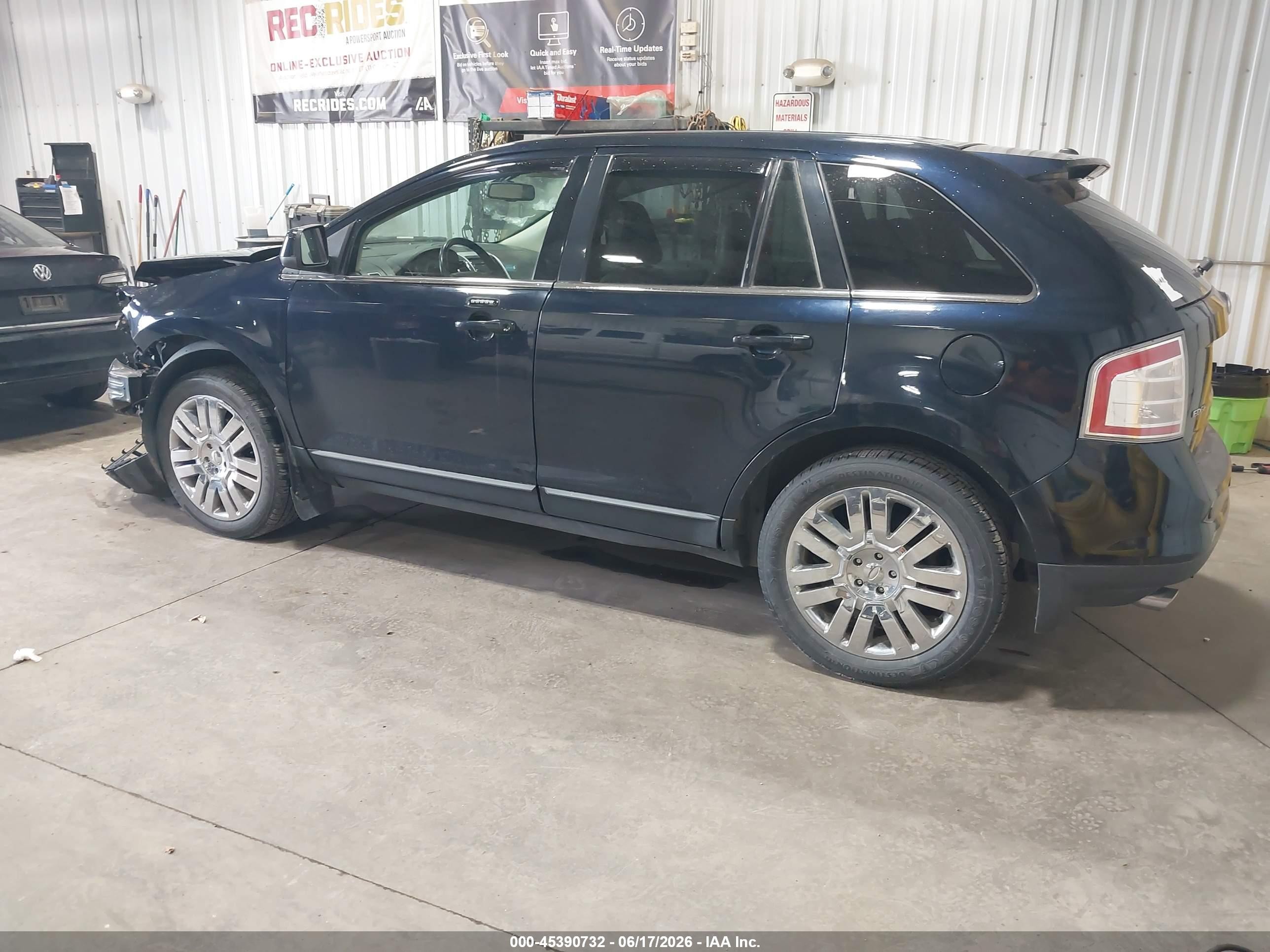 2008 Ford Edge Limited Blue vin: 2FMDK49C78BA68141