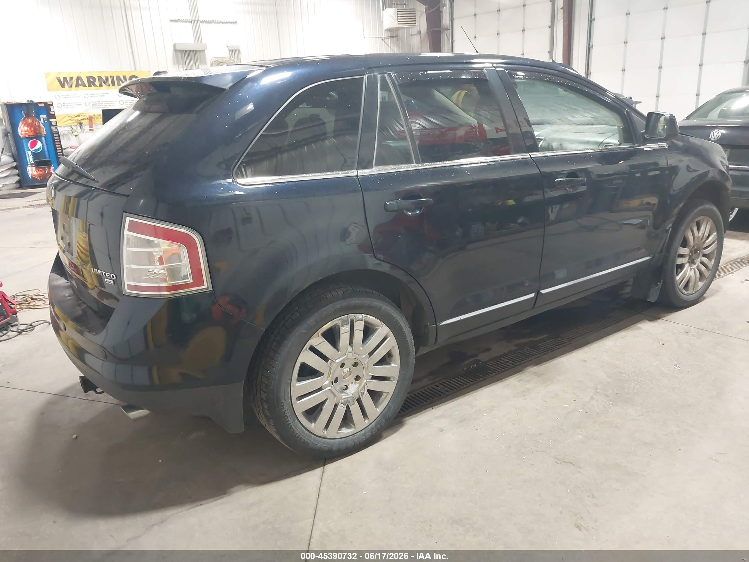 2008 Ford Edge Limited Blue vin: 2FMDK49C78BA68141
