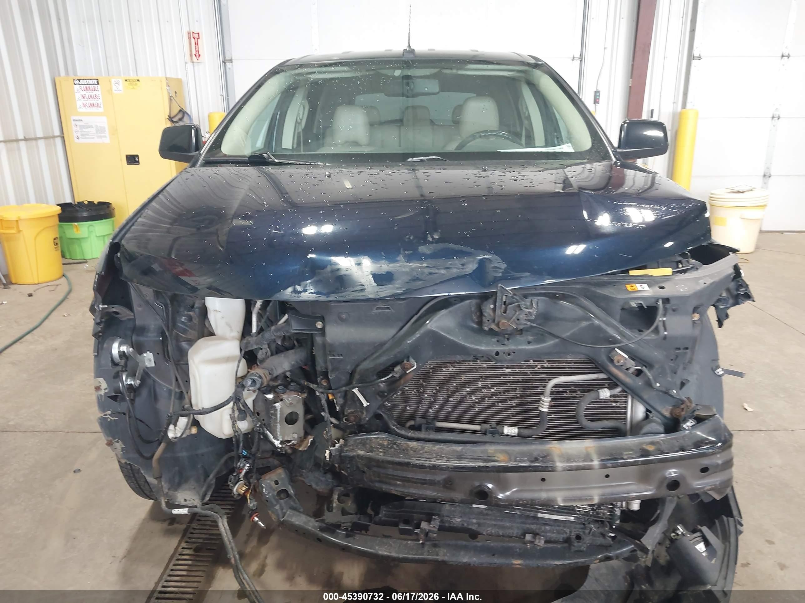 2008 Ford Edge Limited Blue vin: 2FMDK49C78BA68141