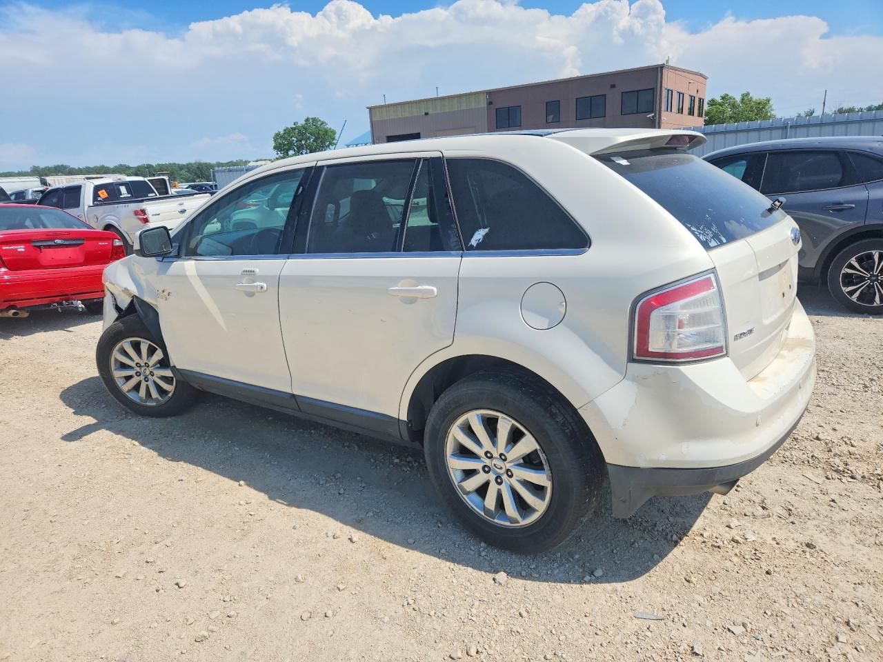 2008 Ford Edge Limited White vin: 2FMDK49C78BB30427