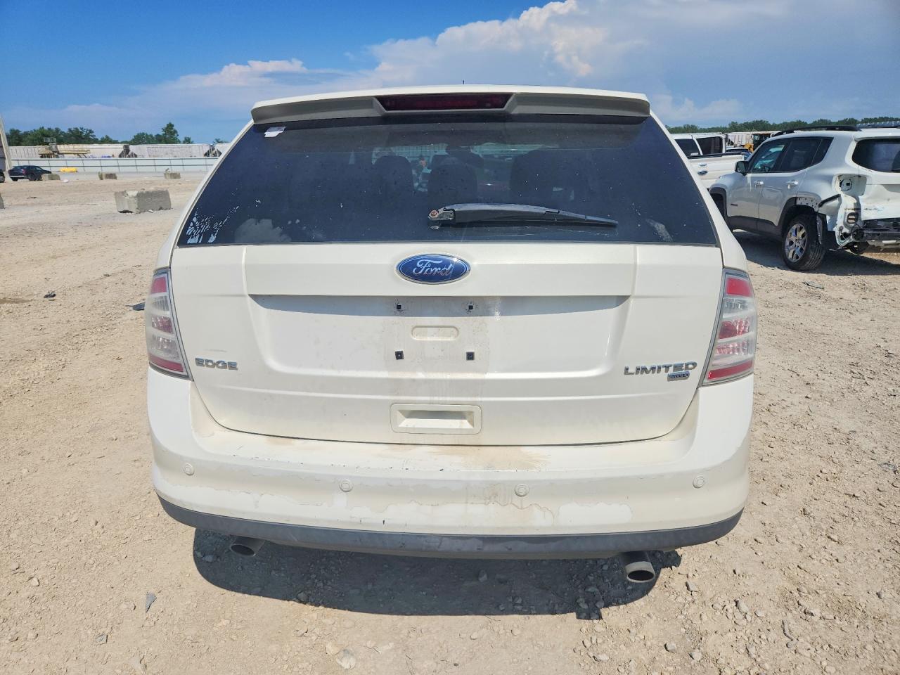 2008 Ford Edge Limited White vin: 2FMDK49C78BB30427