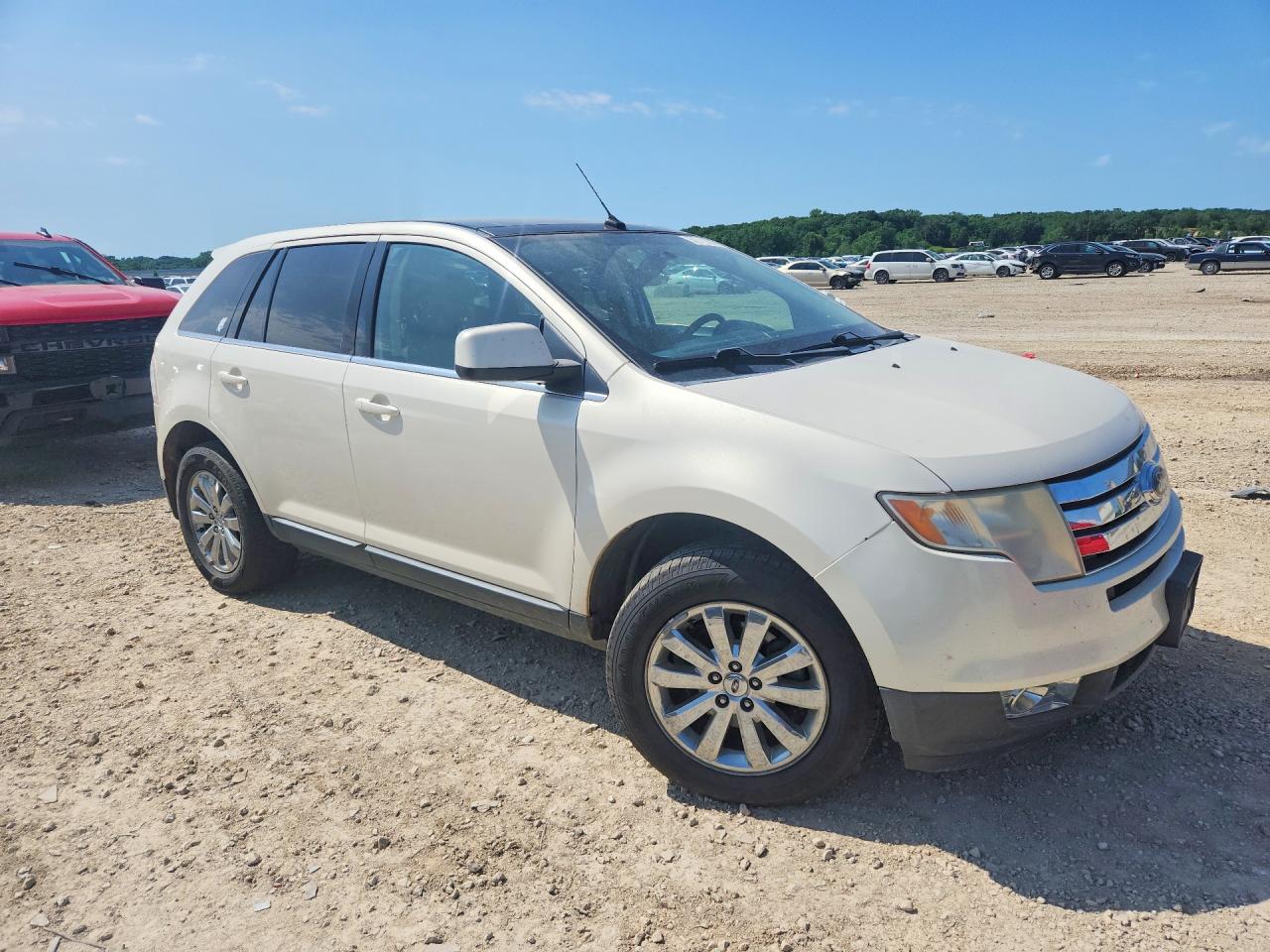 2008 Ford Edge Limited White vin: 2FMDK49C78BB30427