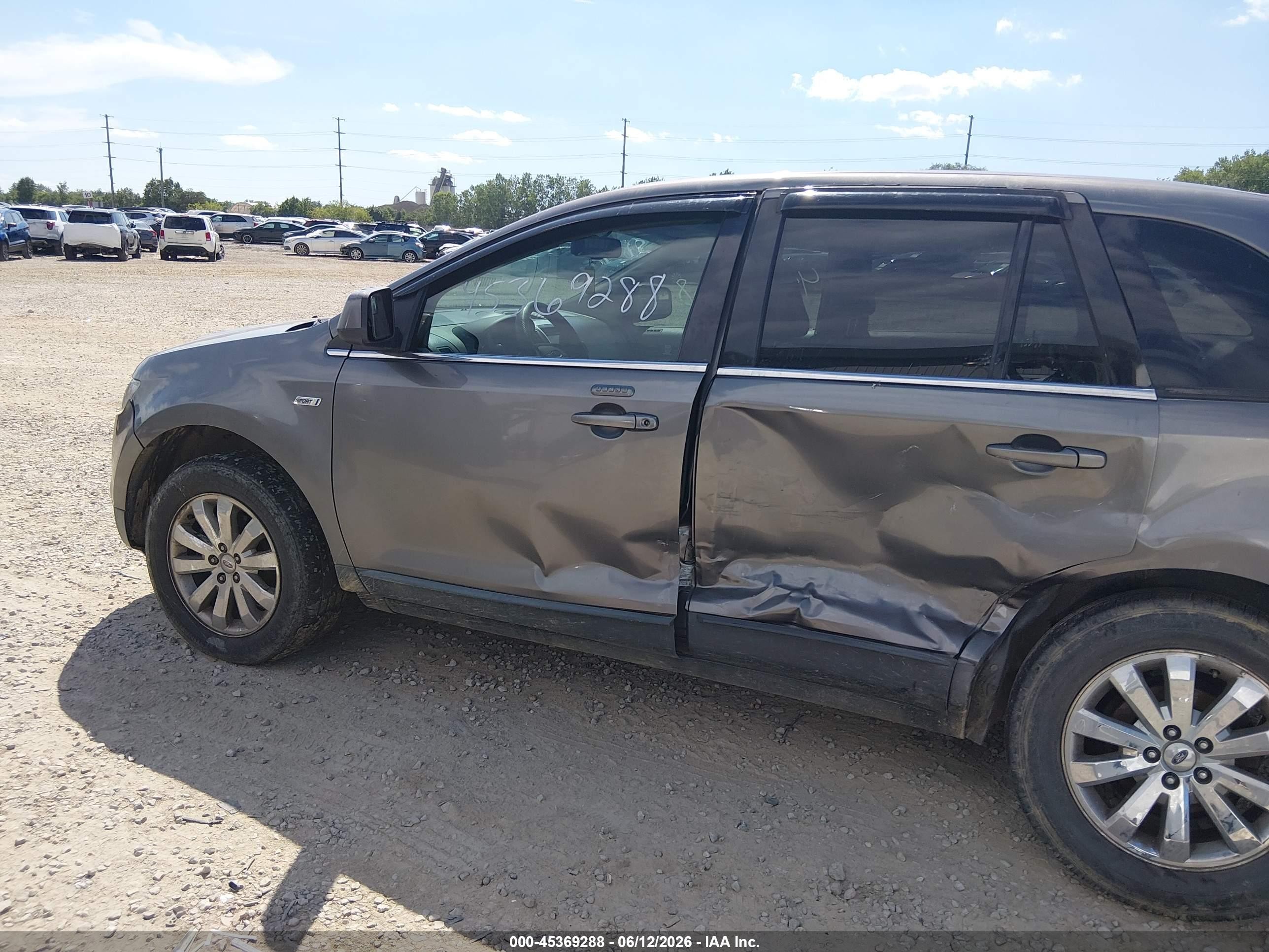 2009 Ford Edge Limited Gray vin: 2FMDK49C79BA92750