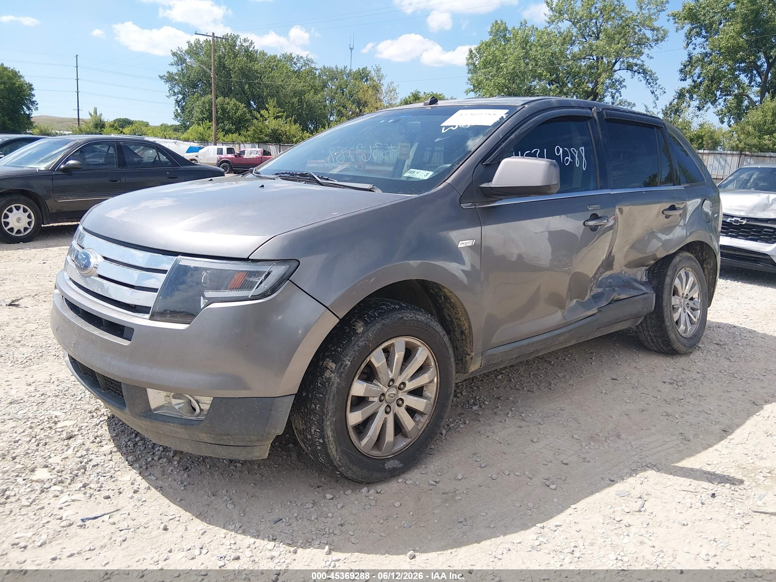 2009 Ford Edge Limited Gray vin: 2FMDK49C79BA92750