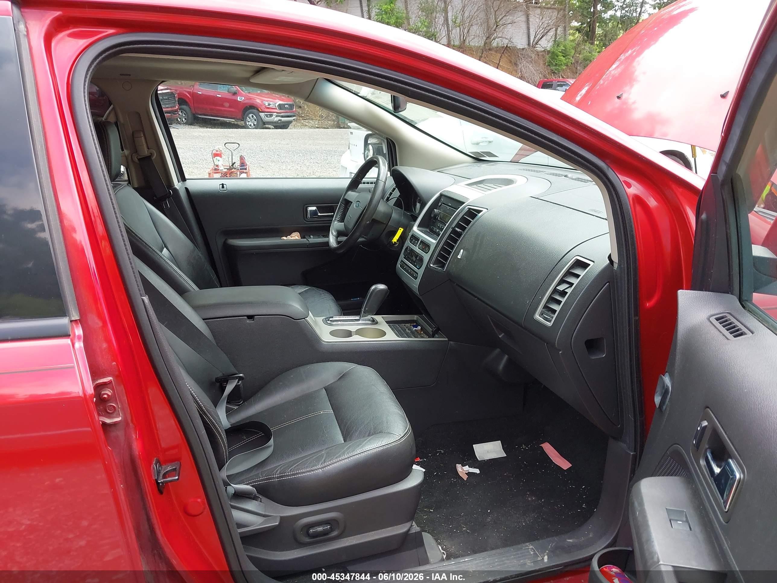 2007 Ford Edge Sel Plus Red vin: 2FMDK49C87BA59723