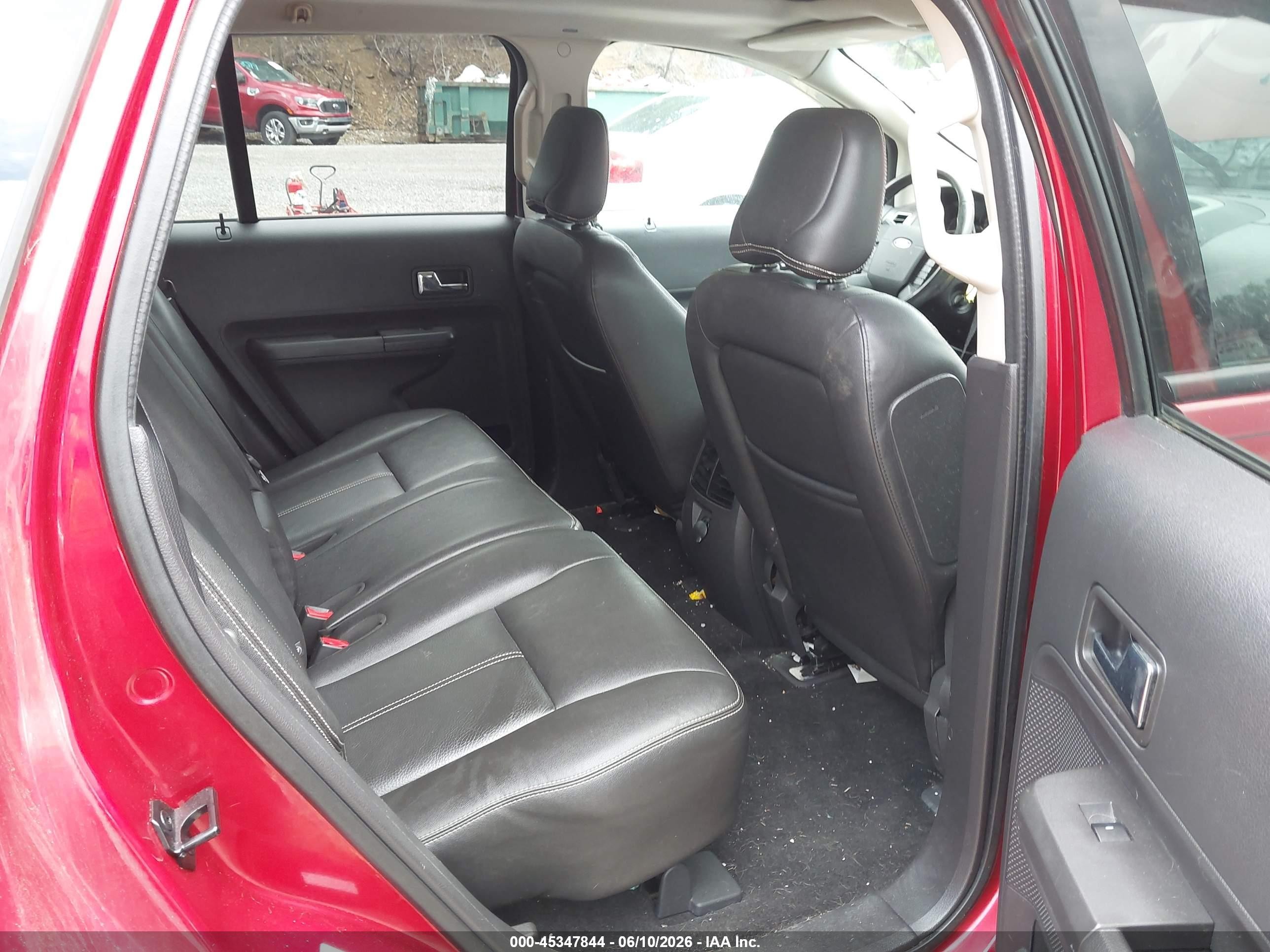 2007 Ford Edge Sel Plus Red vin: 2FMDK49C87BA59723