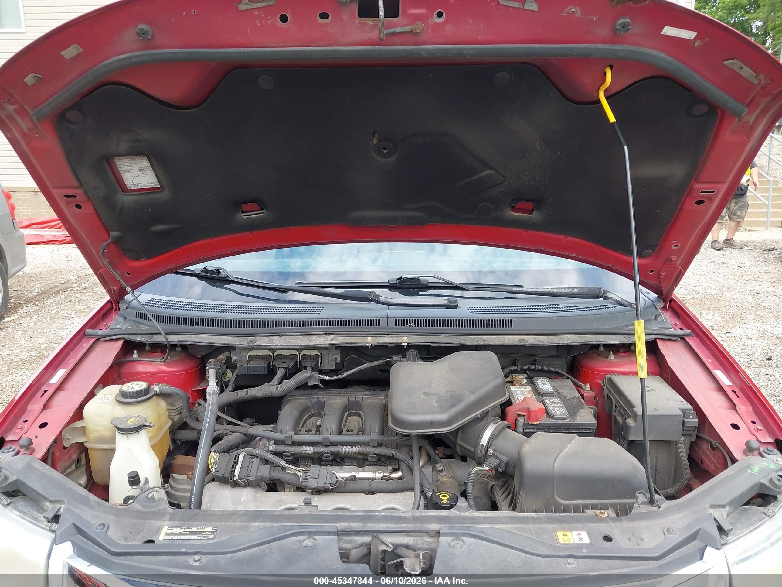 2007 Ford Edge Sel Plus Red vin: 2FMDK49C87BA59723