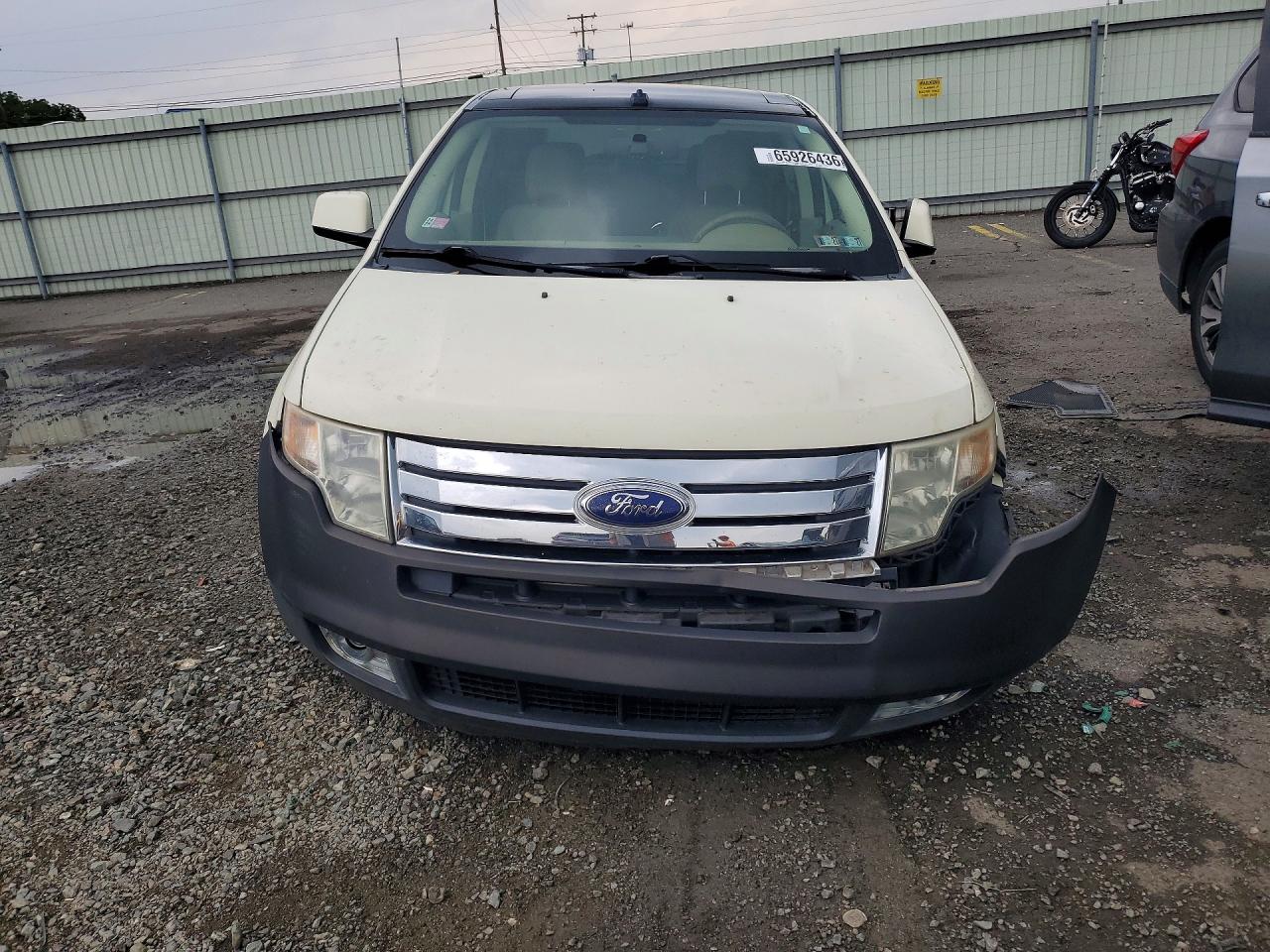 2007 Ford Edge Sel Plus Cream vin: 2FMDK49C87BA63805