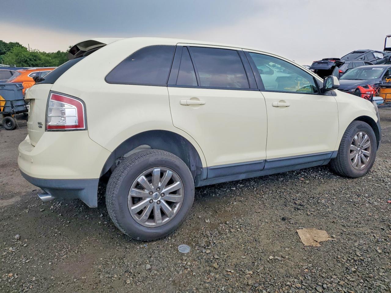 2007 Ford Edge Sel Plus Cream vin: 2FMDK49C87BA63805