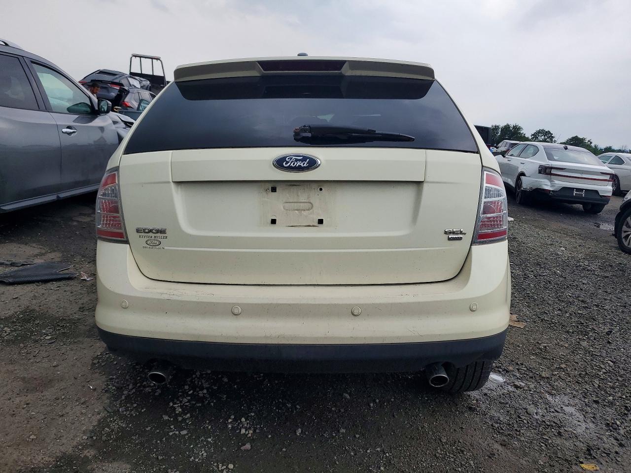 2007 Ford Edge Sel Plus Cream vin: 2FMDK49C87BA63805