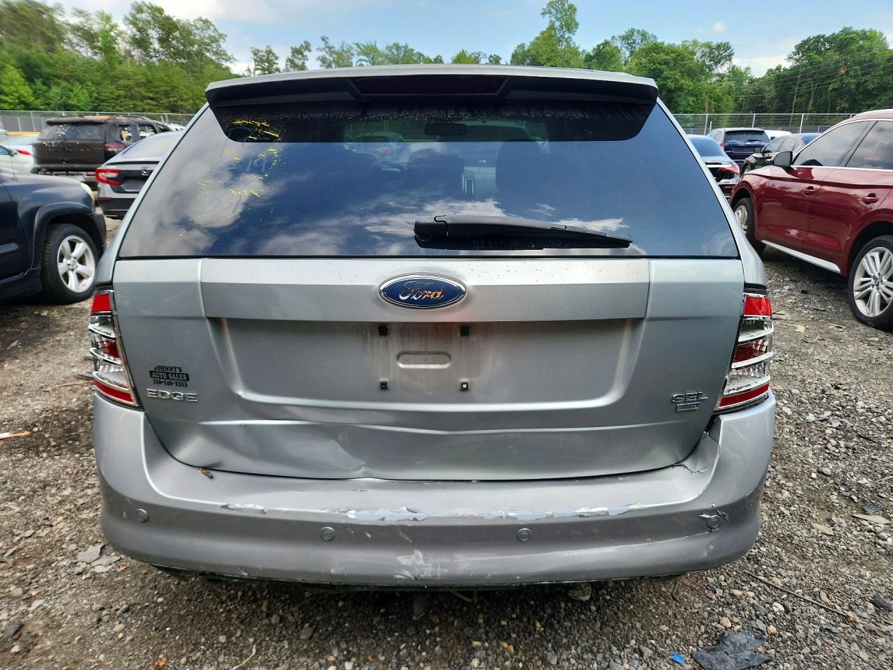 2007 Ford Edge Sel Plus Silver vin: 2FMDK49C87BA76831