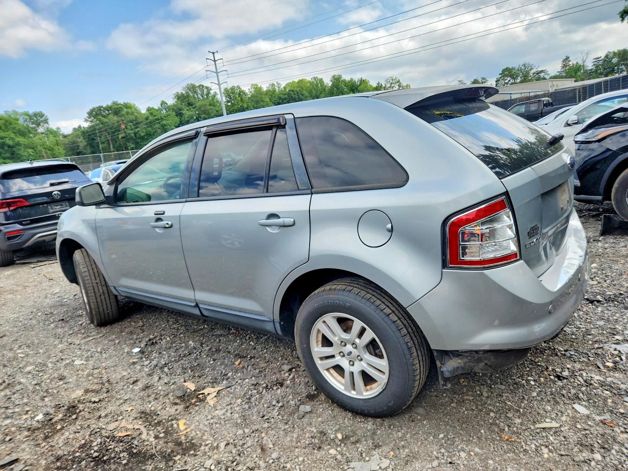 2007 Ford Edge Sel Plus Silver vin: 2FMDK49C87BA76831