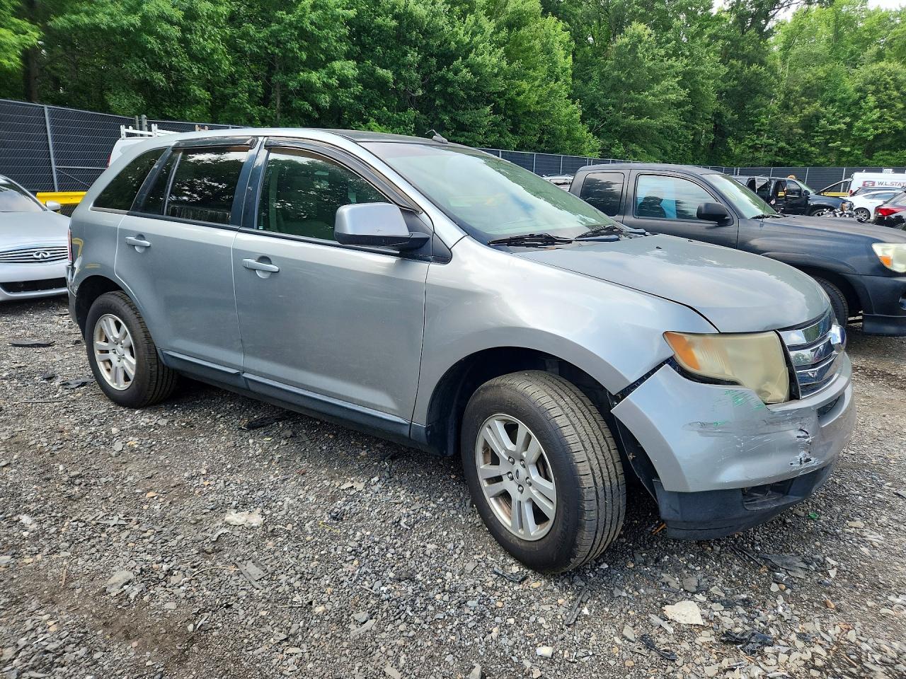 2007 Ford Edge Sel Plus Silver vin: 2FMDK49C87BA76831