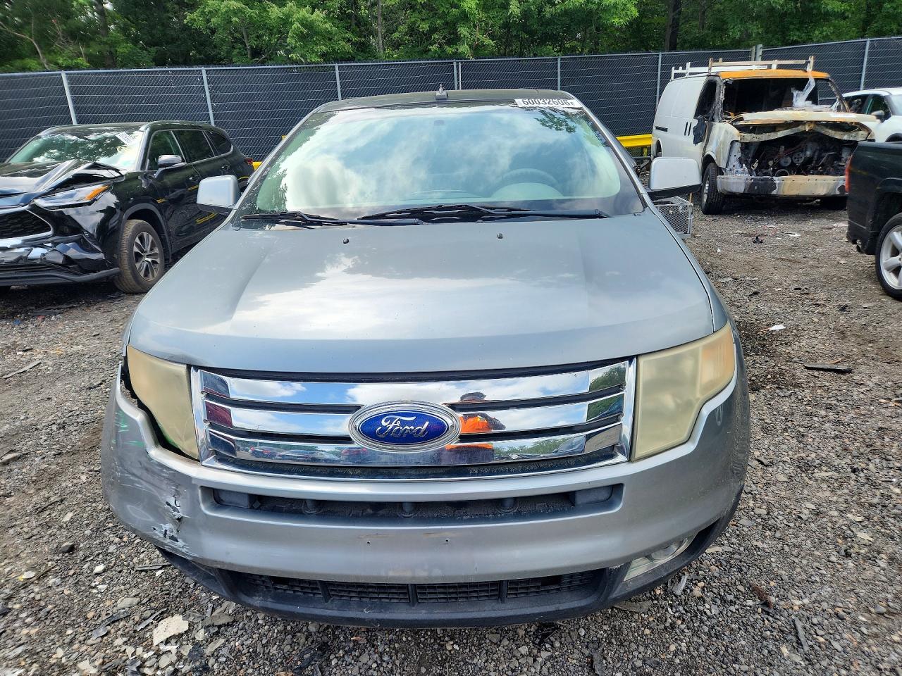 2007 Ford Edge Sel Plus Silver vin: 2FMDK49C87BA76831