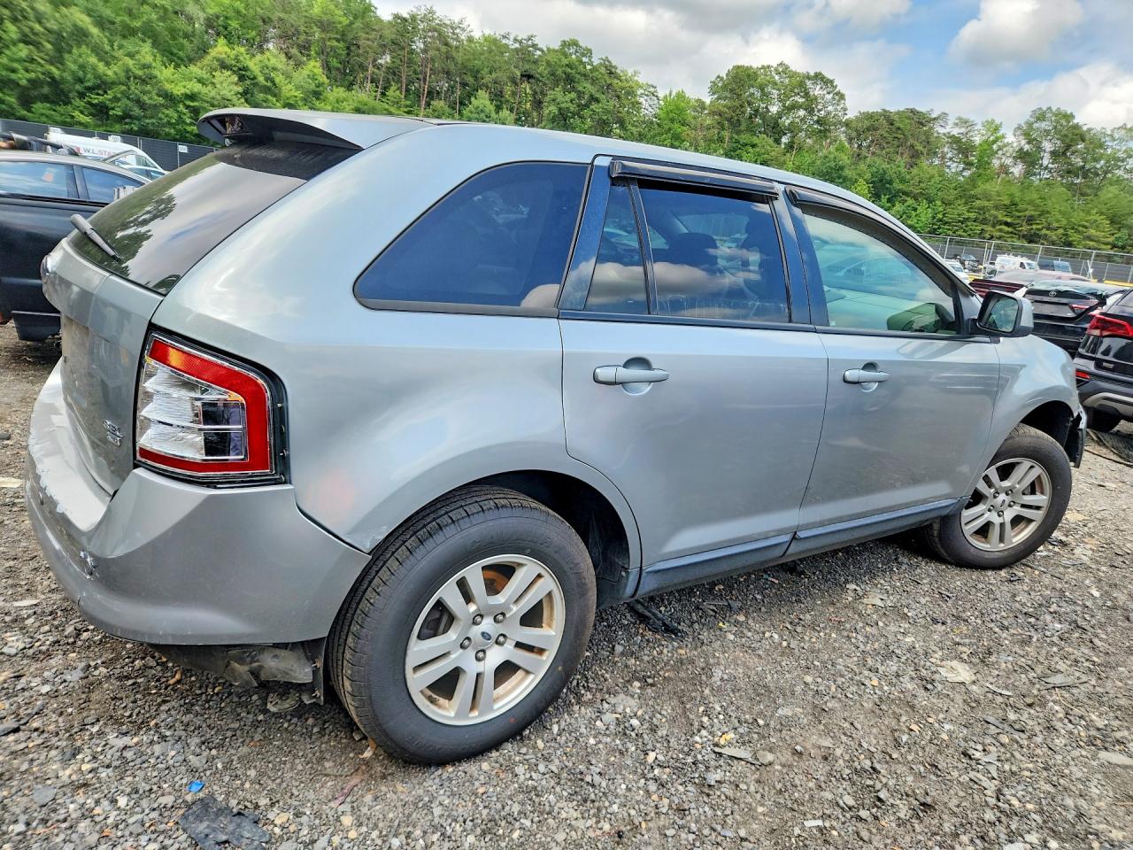 2007 Ford Edge Sel Plus Silver vin: 2FMDK49C87BA76831