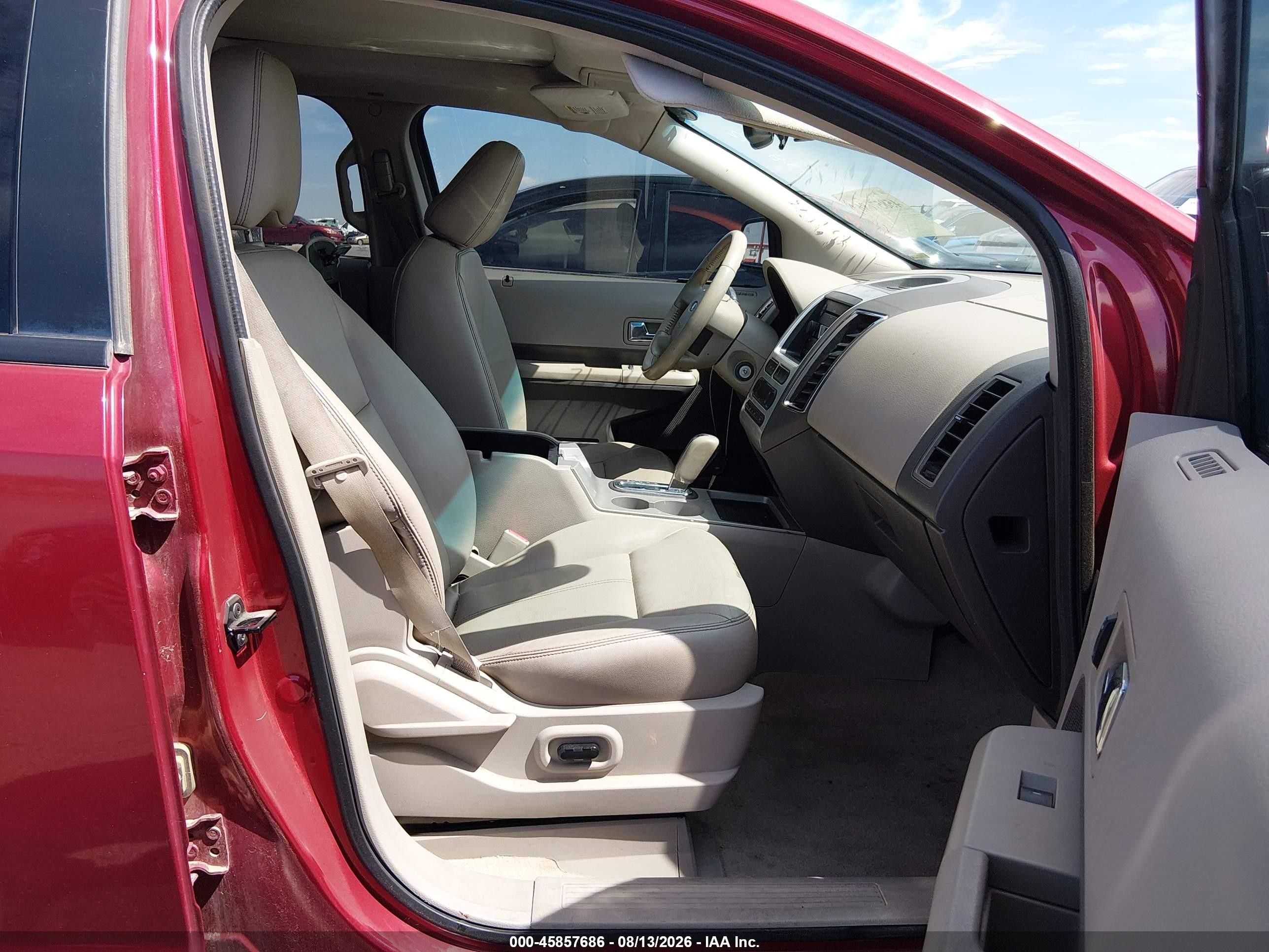 2007 Ford Edge Sel Plus Red vin: 2FMDK49C87BA79793