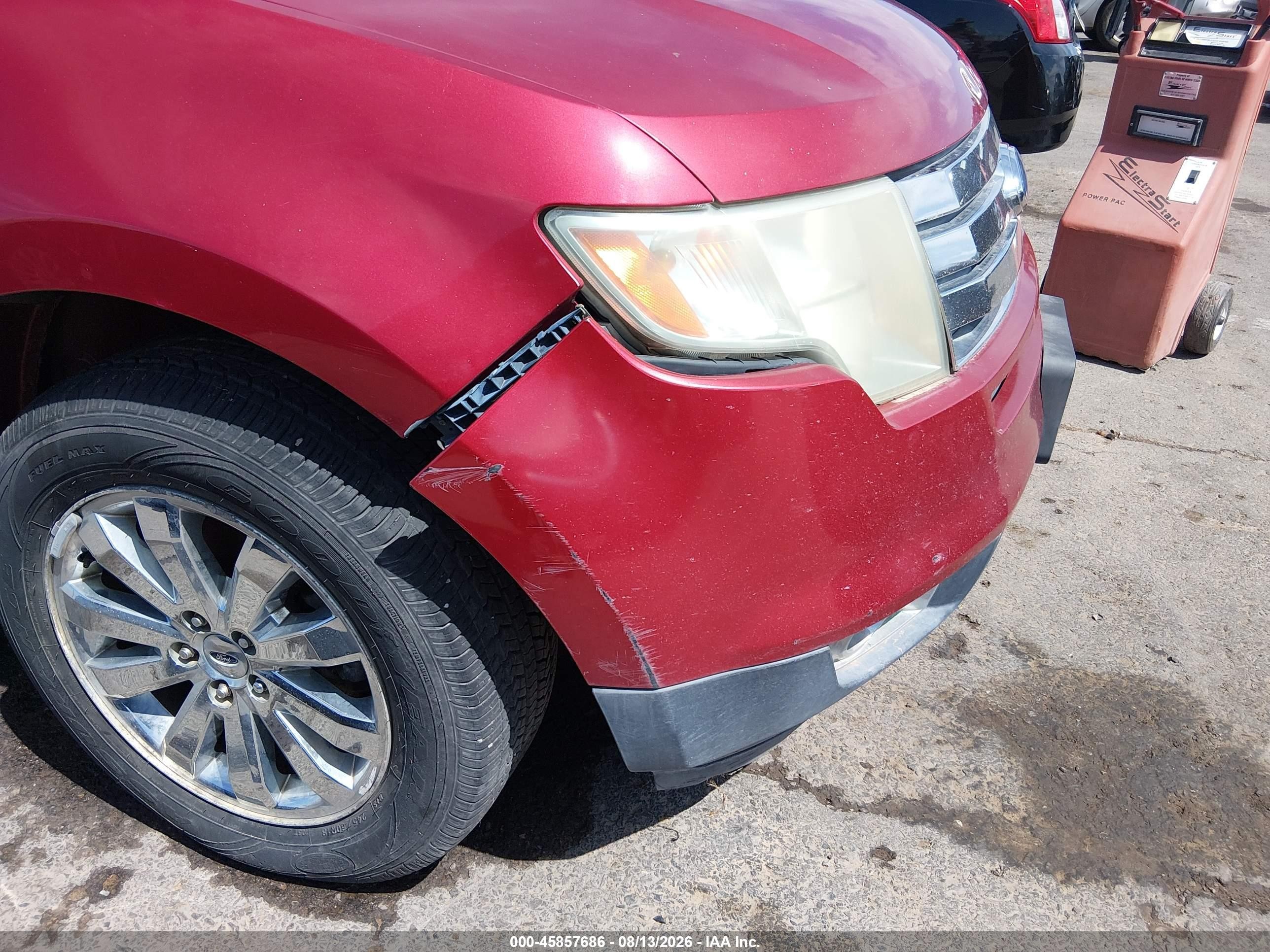 2007 Ford Edge Sel Plus Red vin: 2FMDK49C87BA79793