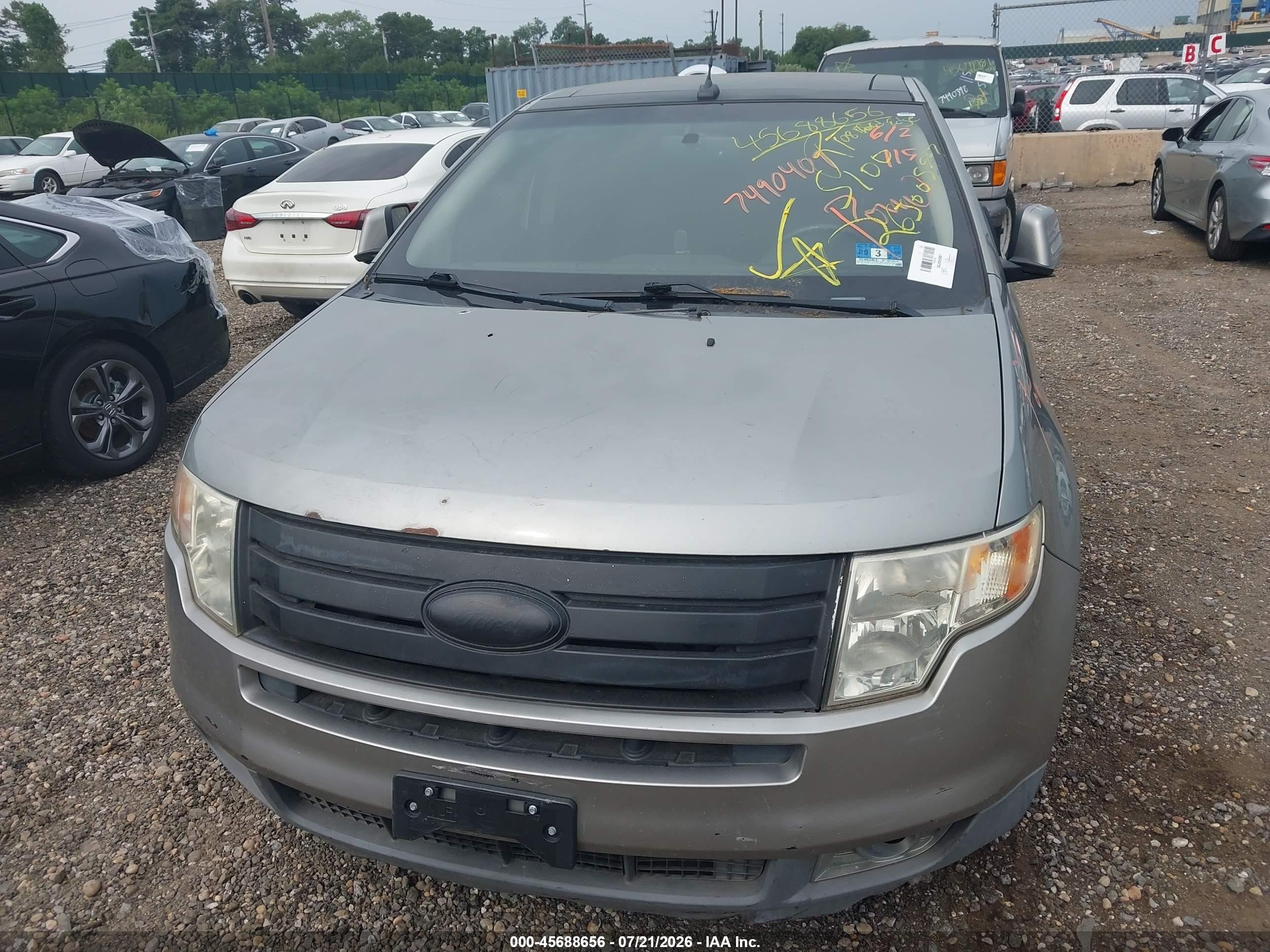 2008 Ford Edge Limited Gray vin: 2FMDK49C88BA36296