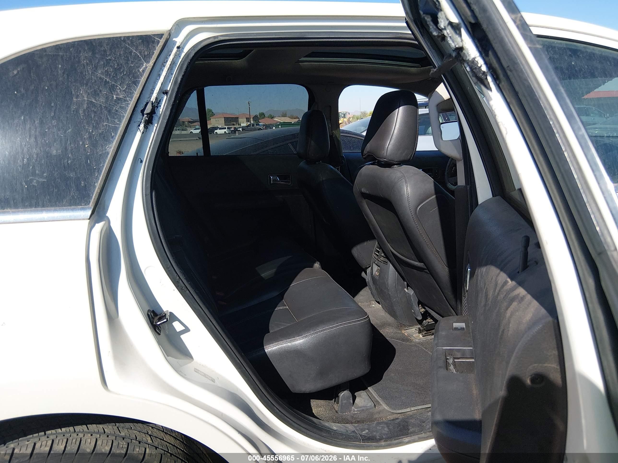 2008 Ford Edge Limited White vin: 2FMDK49C88BA65829