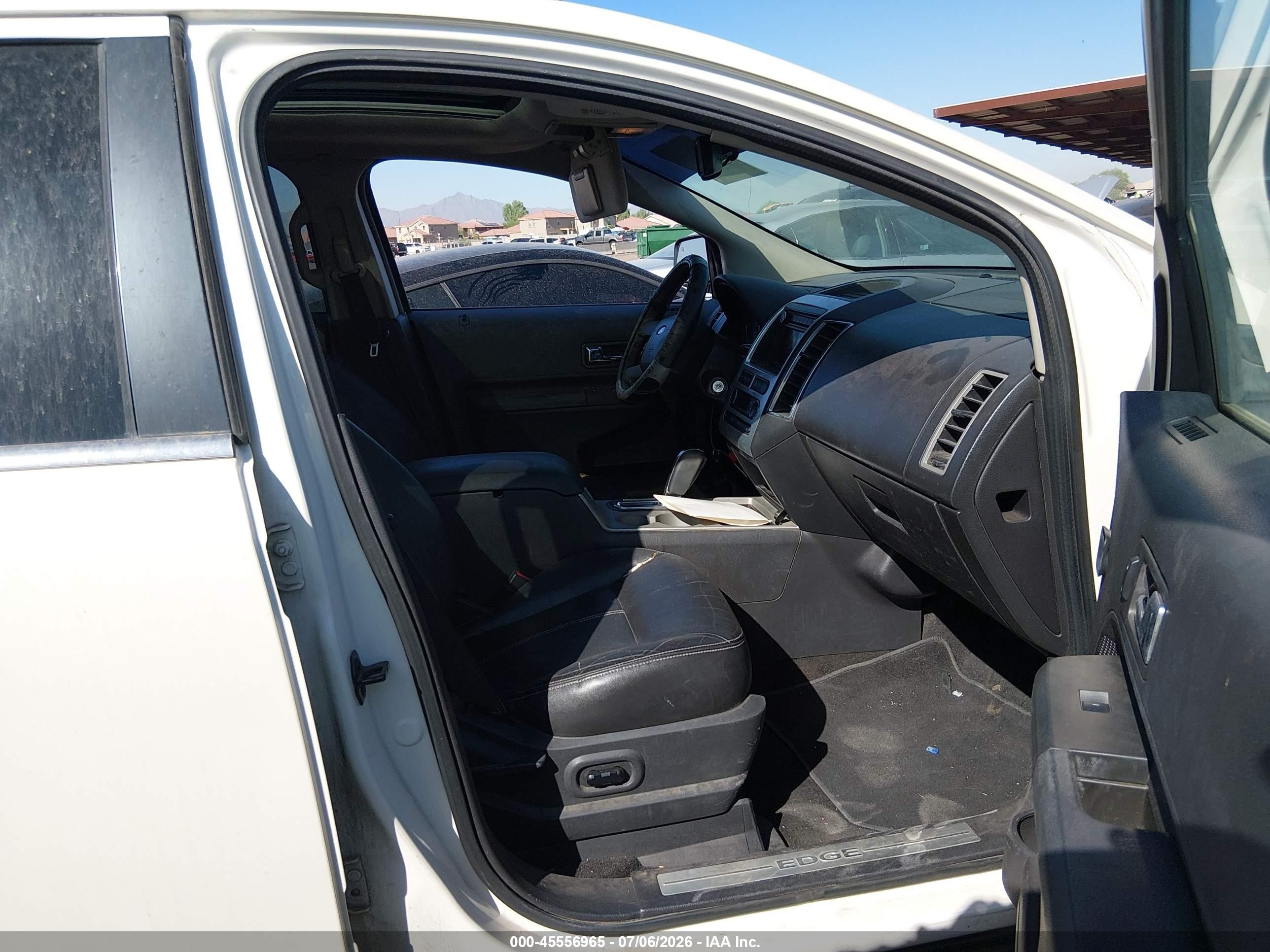 2008 Ford Edge Limited White vin: 2FMDK49C88BA65829