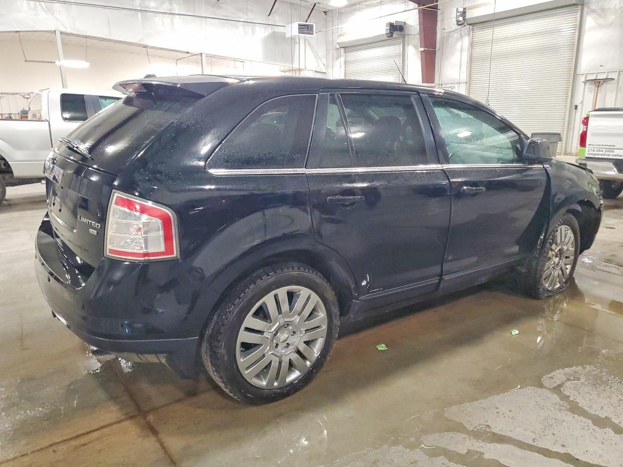 2008 Ford Edge Limited Black vin: 2FMDK49C88BB29156