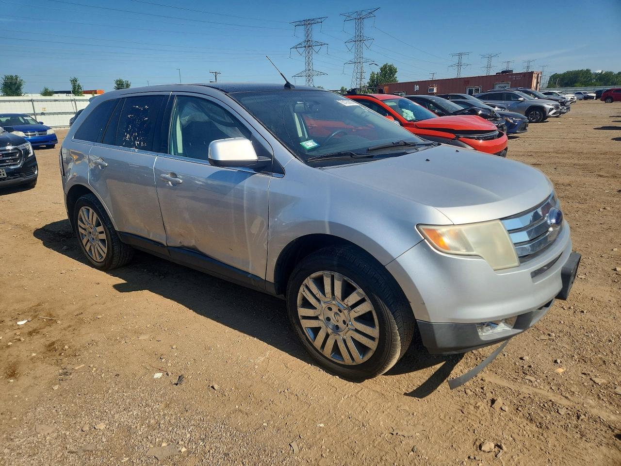2009 Ford Edge Limited Серебряный vin: 2FMDK49C89BA45002