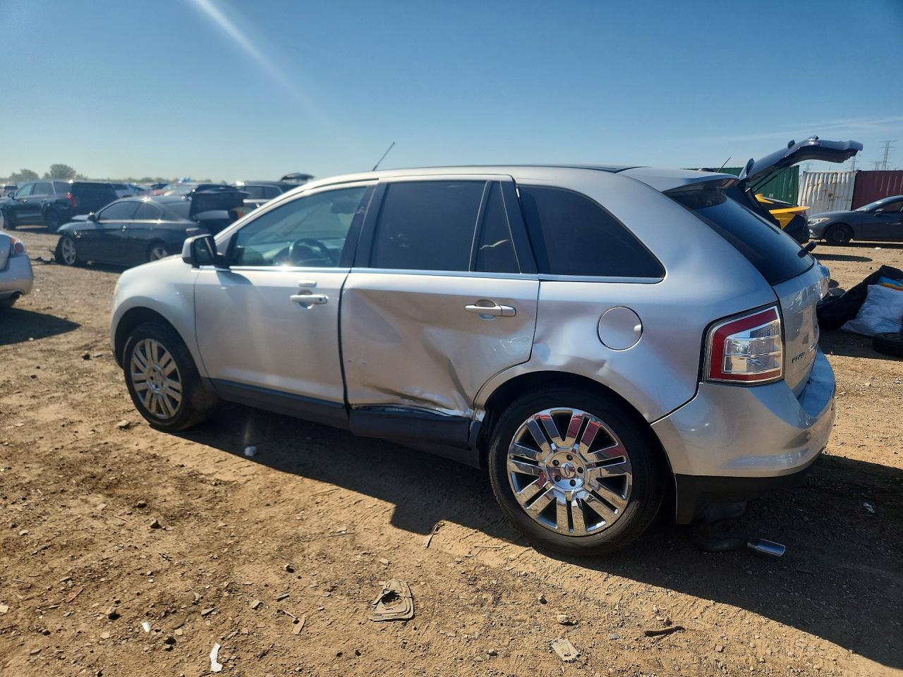 2009 Ford Edge Limited Серебряный vin: 2FMDK49C89BA45002