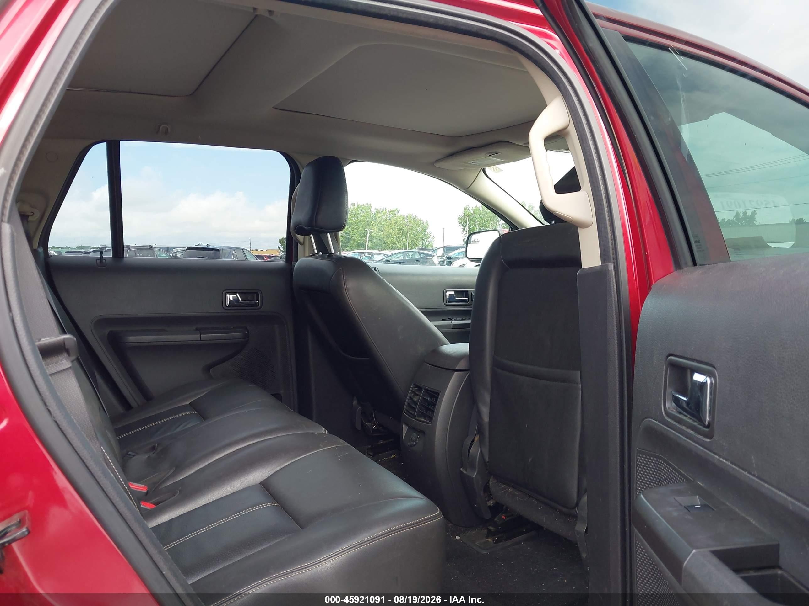 2009 Ford Edge Limited Red vin: 2FMDK49C89BA99643