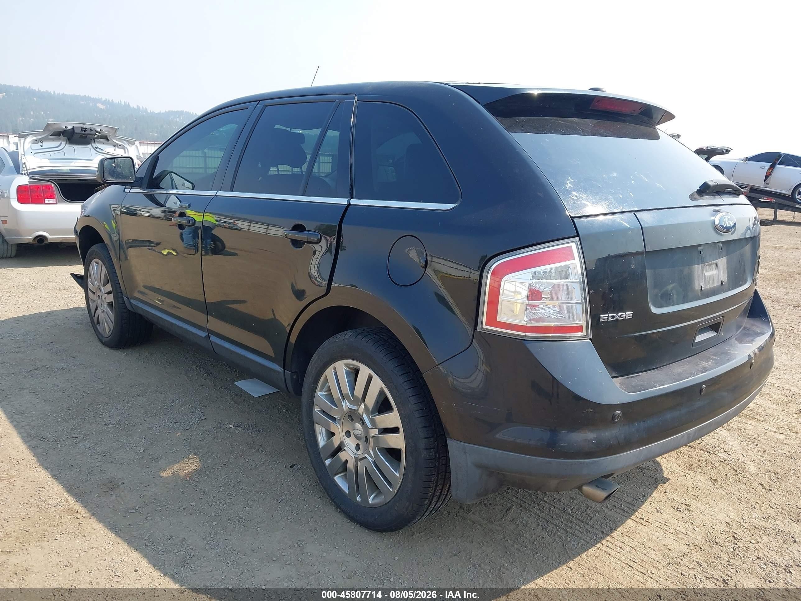 2009 Ford Edge Limited Black vin: 2FMDK49C89BB06526